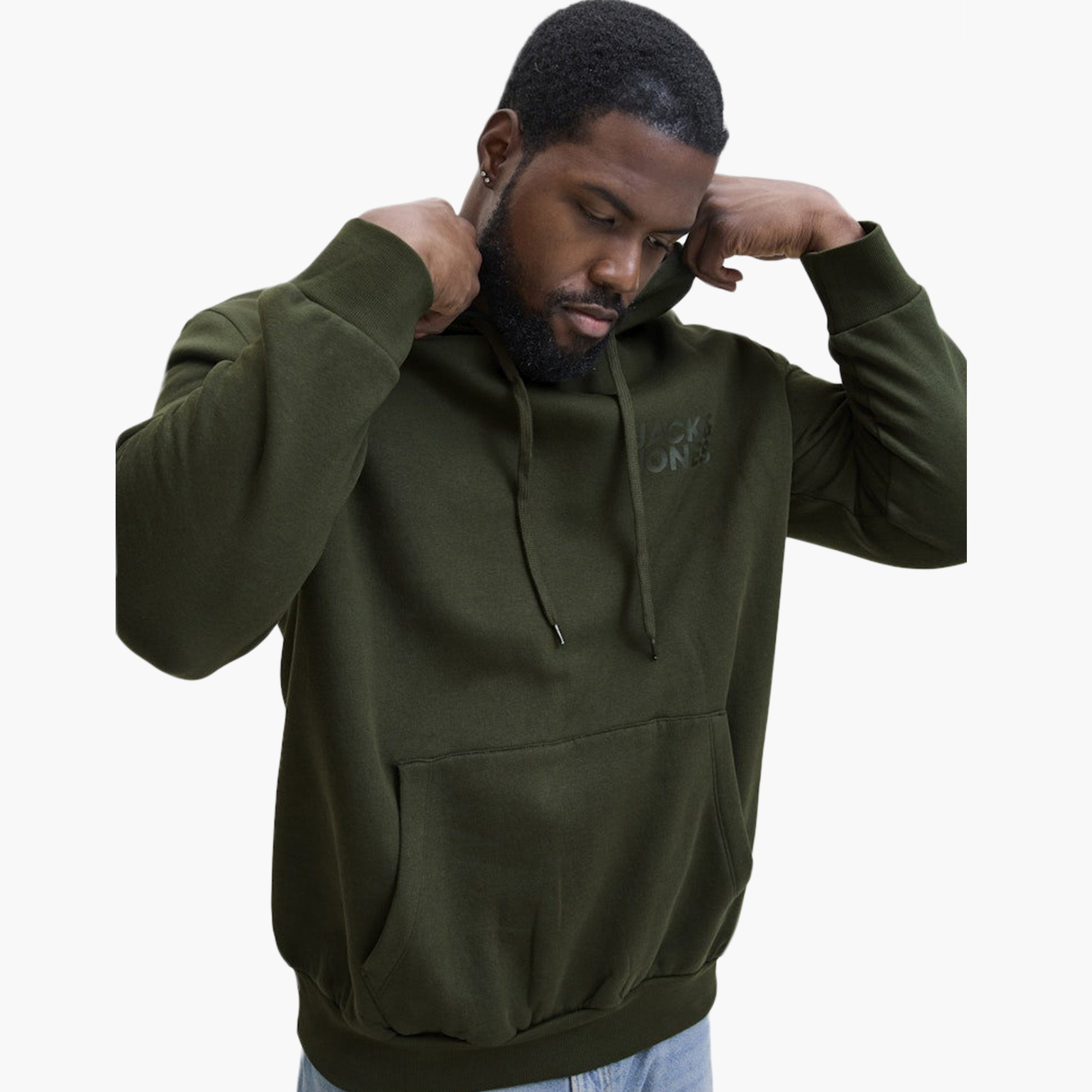 سترة بأكمام طويلة مطبوعة من جاك آند جونز مع جيب كنغر-men-winterwear-hoodiesandsweatshirts-image-24