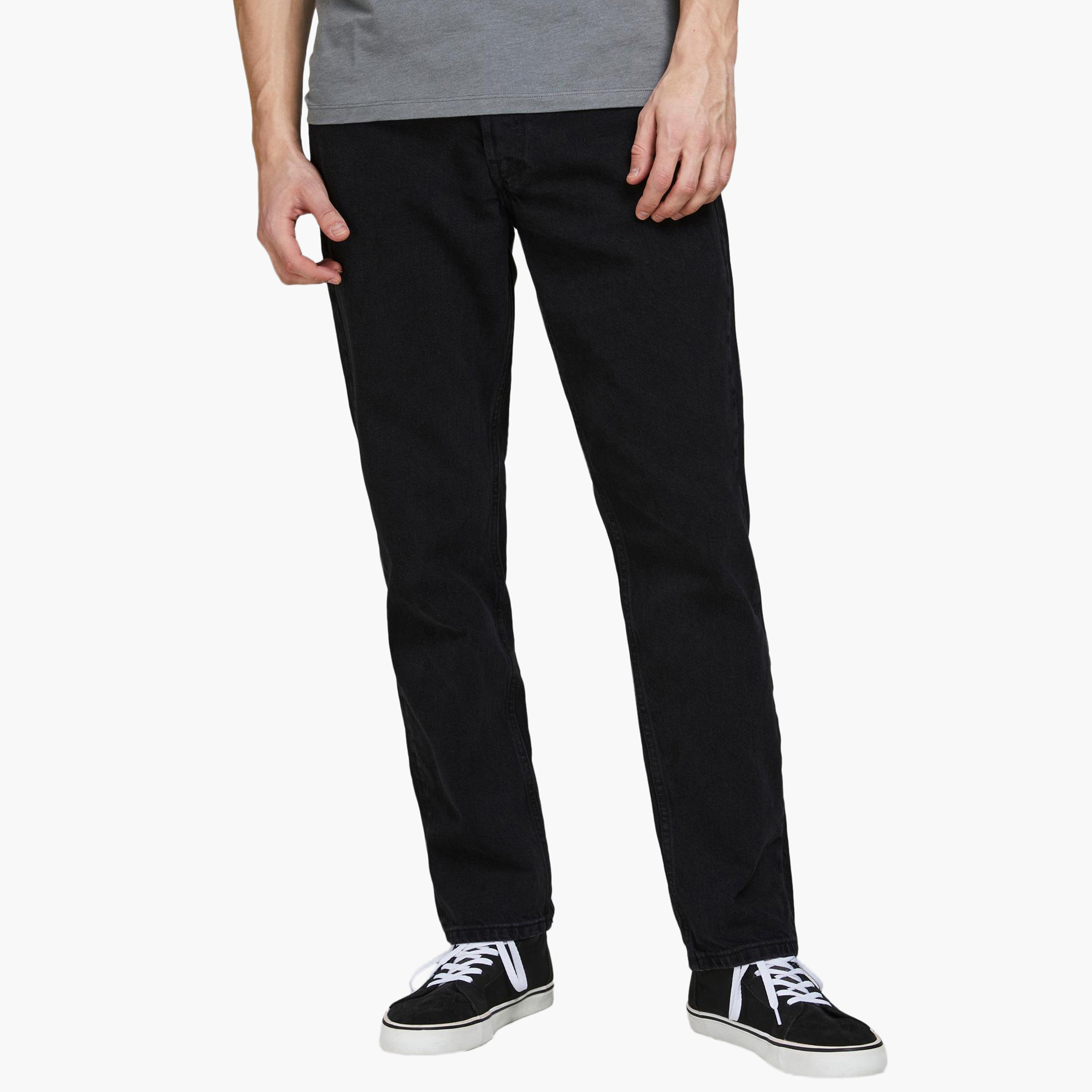 Jack & Jones High-Rise Relaxed Fit Pocket Detail Jeans-men-clothing-bottoms-jeans-image-1