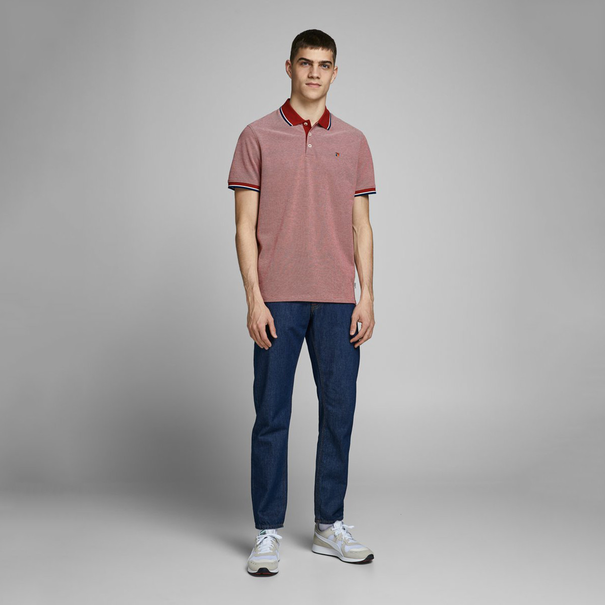 جاك آند جونس أحمر قميص بولو-men-clothing-tshirtsandpolos-polos-image-3