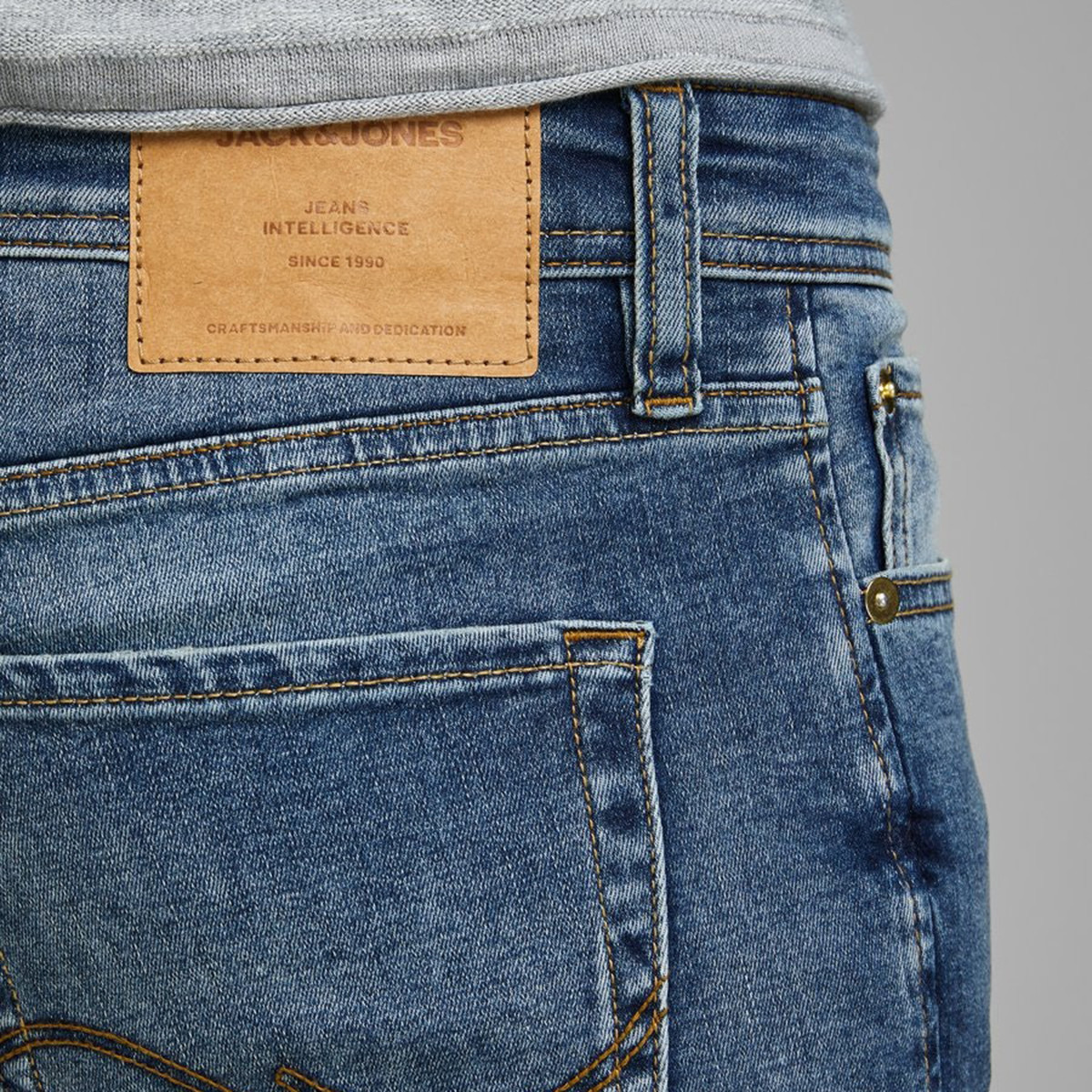Jack & Jones Ripped Mid Rise Denim Jeans with Pockets-men-clothing-bottoms-jeans-image-5