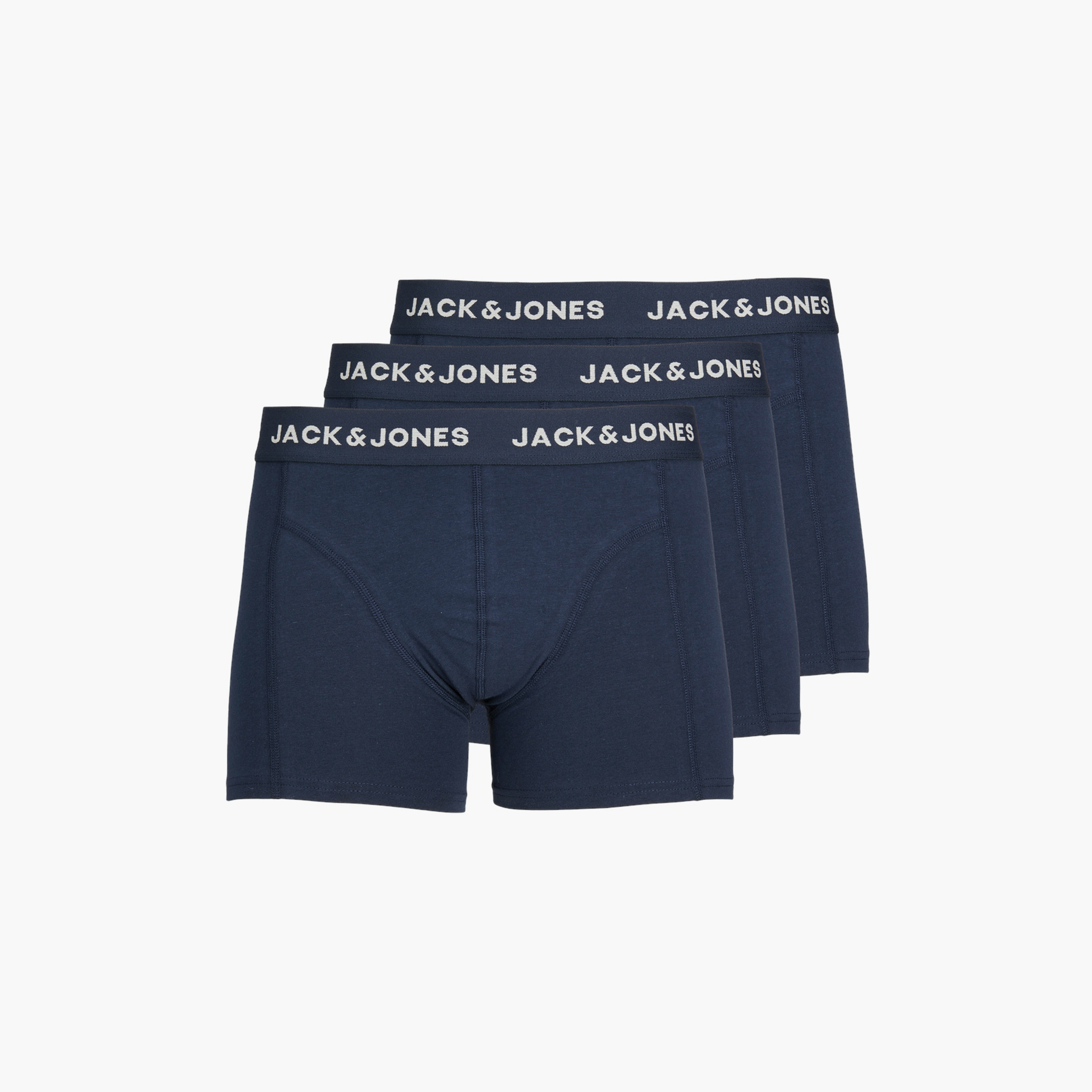 Jack & Jones Solid Trunks - Set of 3-men-clothing-innerwear-underwear-image-1
