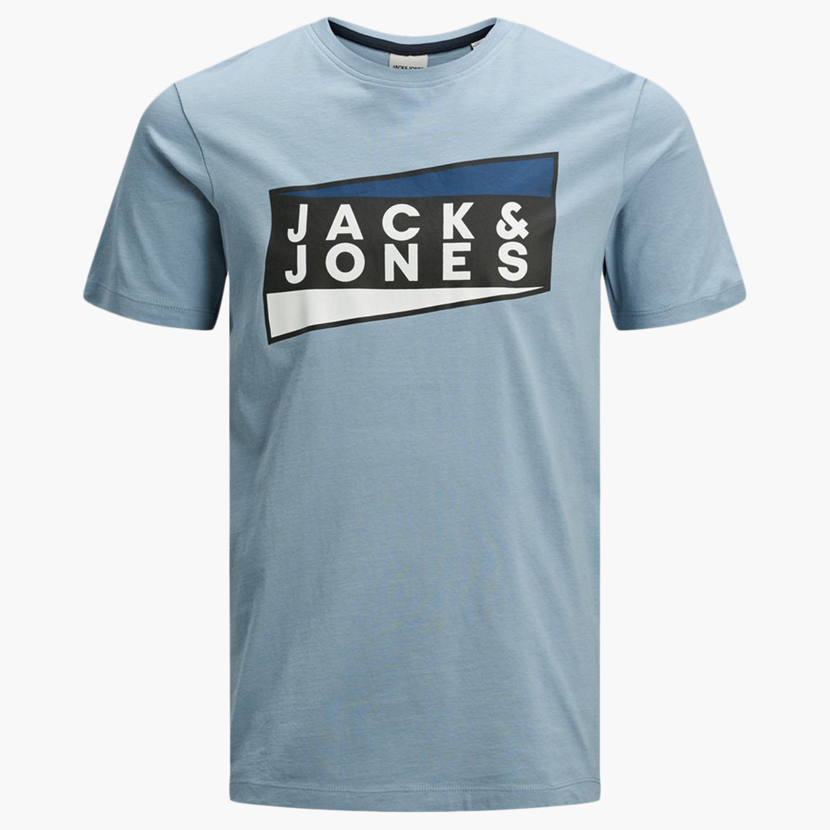 تيشيرت بأكمام قصيرة وياقة ضيّقة وطبعات من جاك آند جونز-men-clothing-tshirtsandpolos-tshirts-image-19