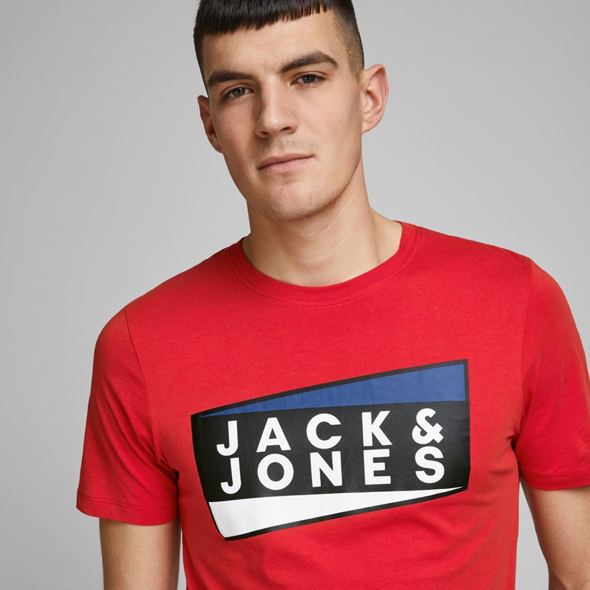Jack & Jones Printed Crew Neck T-shirt with Short Sleeves-men-clothing-tshirtsandpolos-tshirts-image-4