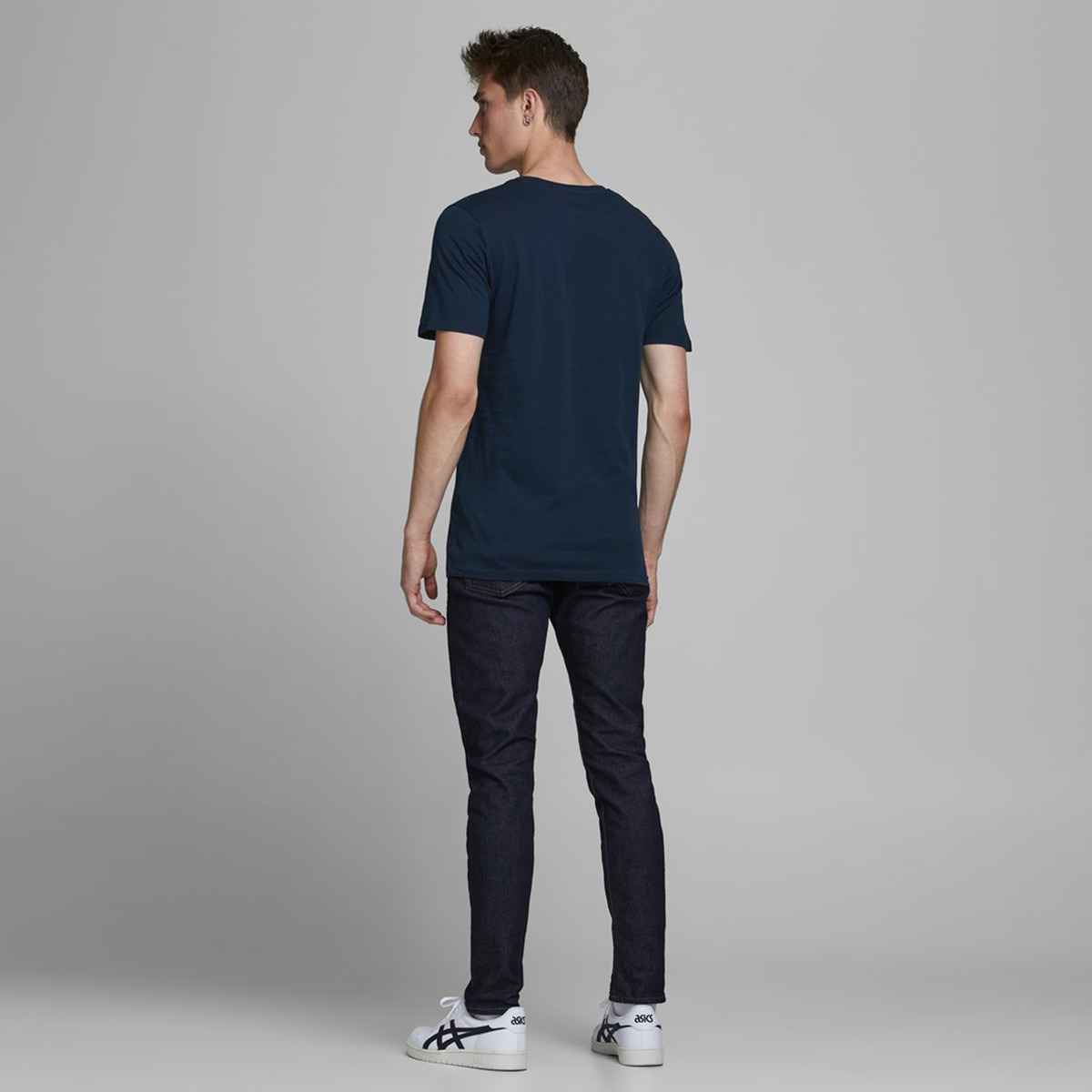 Jack & Jones Printed Crew Neck T-shirt with Short Sleeves-men-clothing-tshirtsandpolos-tshirts-image-2