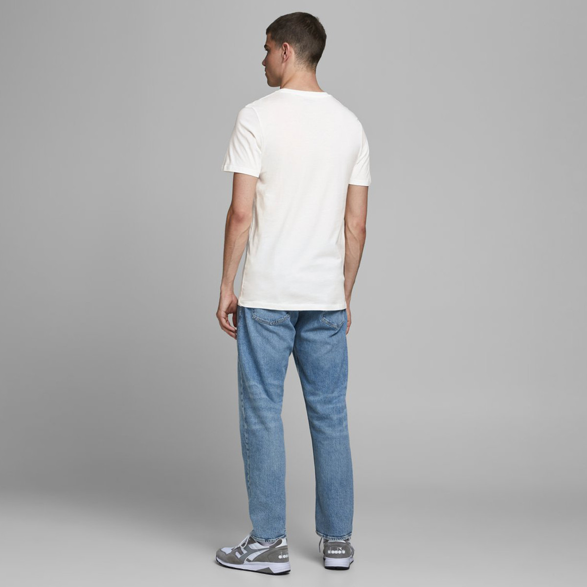 Jack & Jones Printed Crew Neck T-shirt with Short Sleeves-men-clothing-tshirtsandpolos-tshirts-image-2
