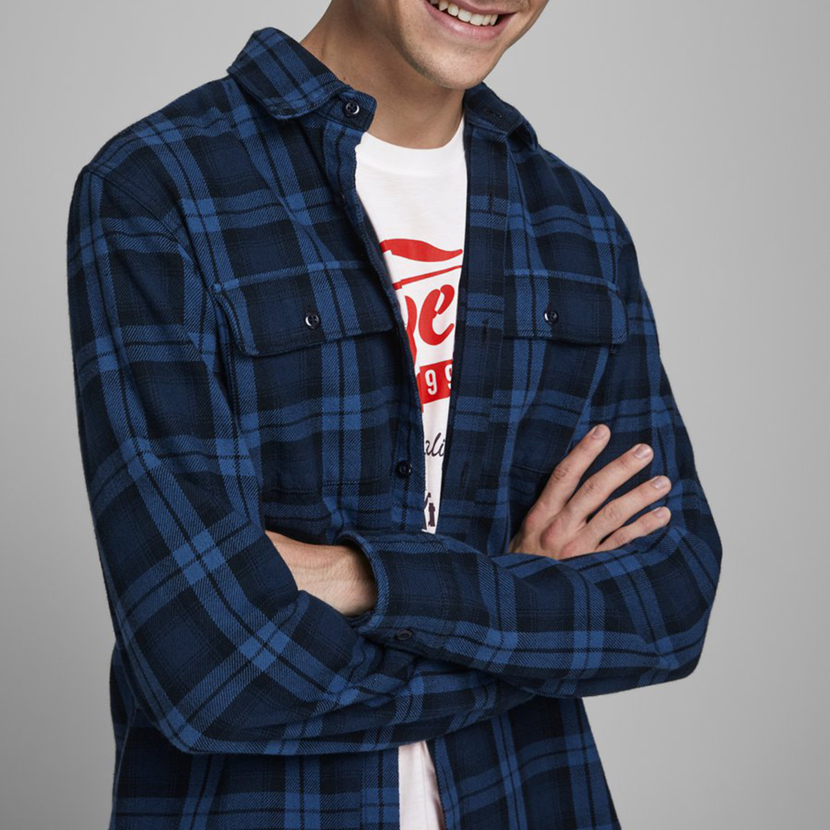 Jack & Jones Printed Crew Neck T-shirt with Short Sleeves-men-clothing-tshirtsandpolos-tshirts-image-6
