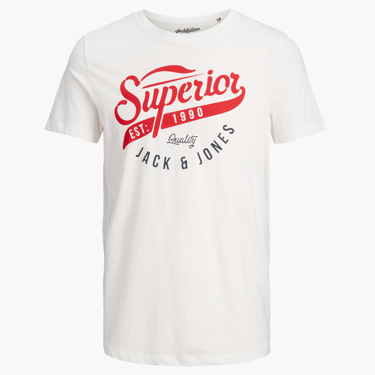 تيشيرت بأكمام قصيرة وياقة ضيّقة وطبعات من جاك آند جونز-men-clothing-tshirtsandpolos-tshirts-image-7