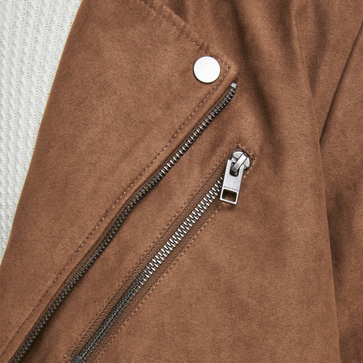 Jack & Jones Solid Biker Jacket with Pockets and Zip Closure-men-clothing-jacketsandblazers-jackets-image-12