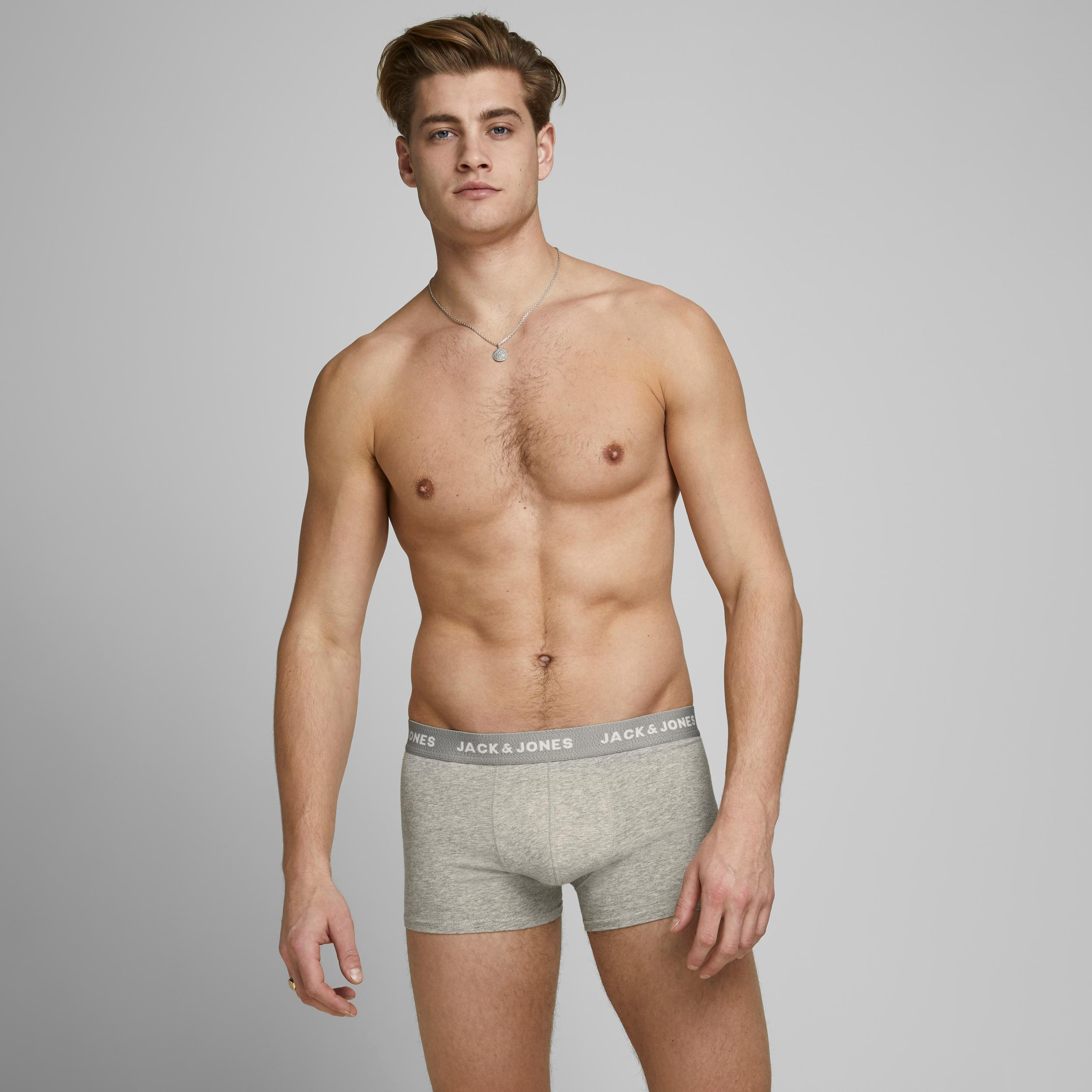 حزمة من 5 سراويل داخلية بحزام خصر مطبوع عليها علامة تجارية من جاك آند جونز-men-clothing-innerwear-underwear-image-2