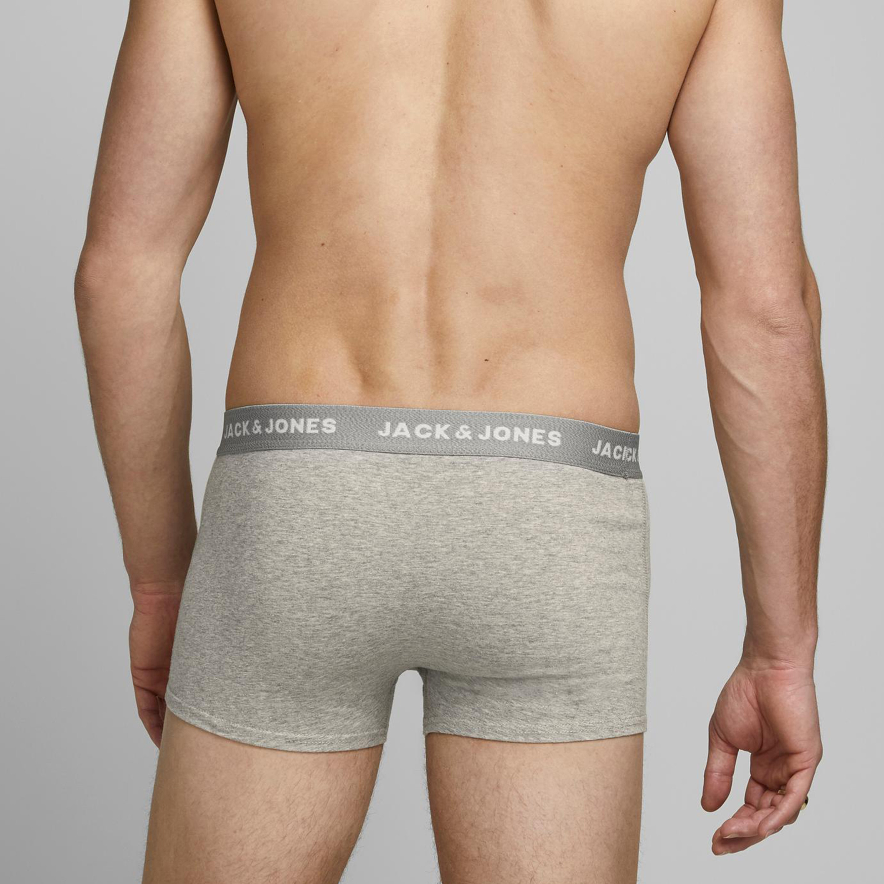 Jack & Jones Pack of 5 Brand Print Waistband Trunks-men-clothing-innerwear-underwear-image-6