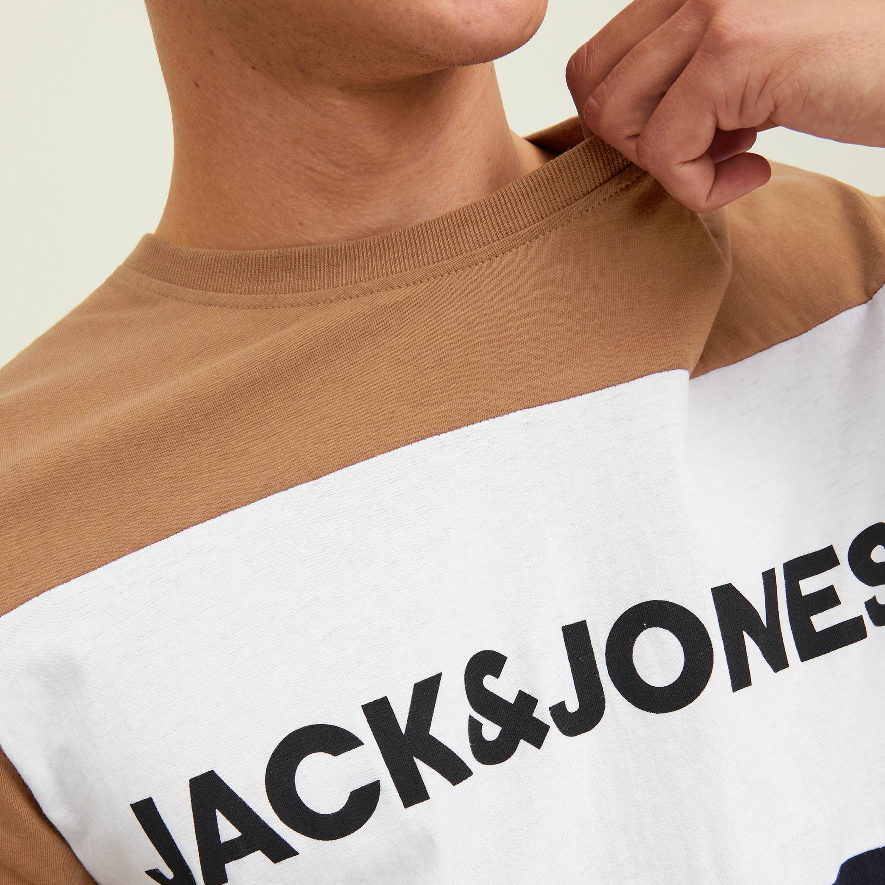 Jack & Jones Colour Blocked Crew Neck Short Sleeves T-Shirt-men-clothing-tshirtsandpolos-tshirts-image-6