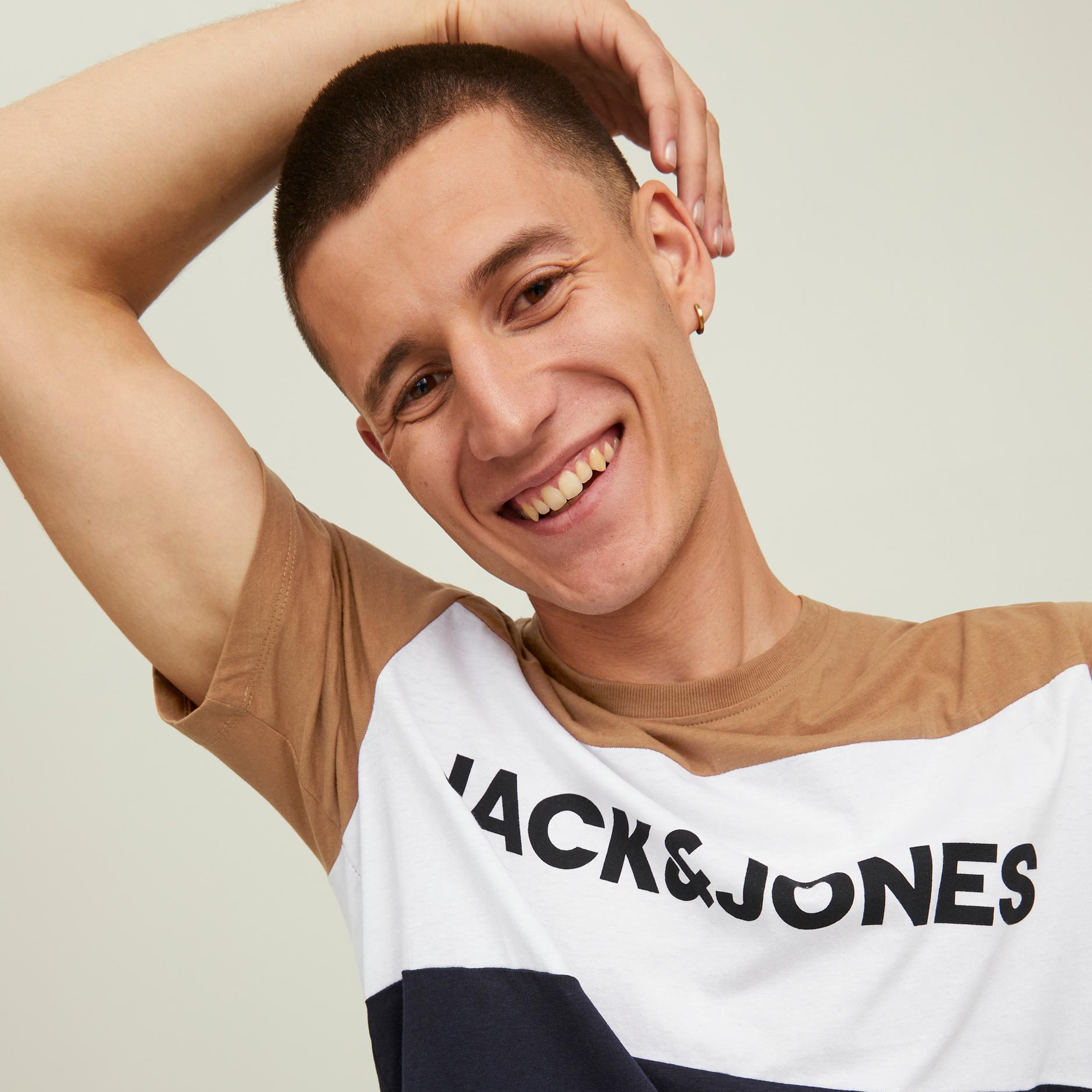 Jack & Jones Colour Blocked Crew Neck Short Sleeves T-Shirt-men-clothing-tshirtsandpolos-tshirts-image-7