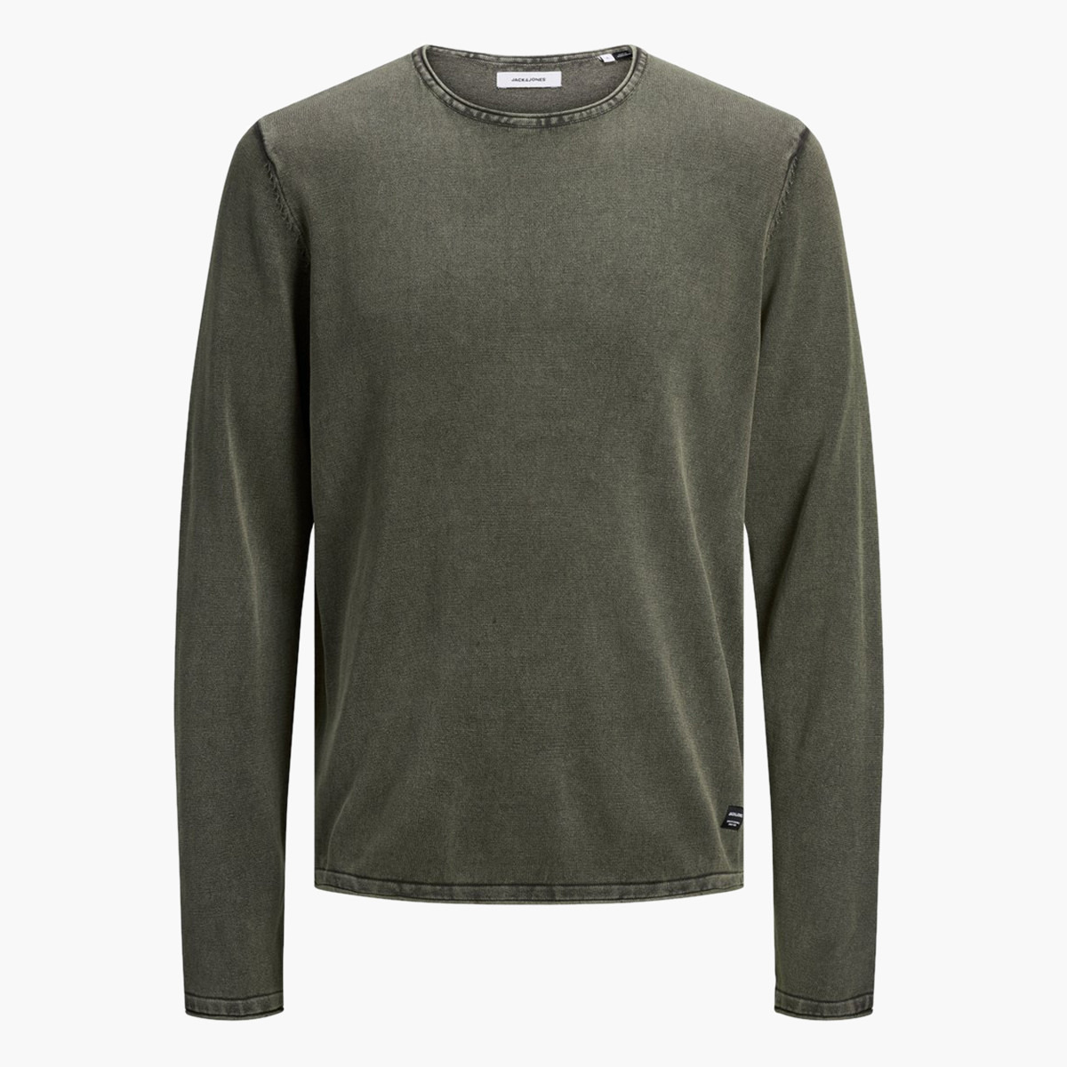 تيشيرت بارز الملمس بياقة ضيّقة وأكمام طويلة من جاك & جونز-men-clothing-tshirtsandpolos-tshirts-image-12