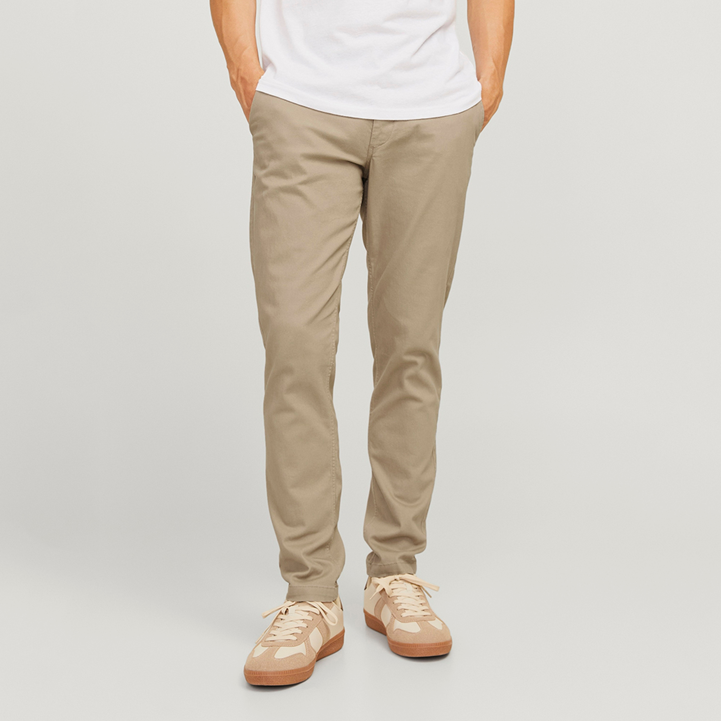 Jack & Jones Plain Mid-Rise Button & Zip Fly Men's Chinos-men-clothing-bottoms-trousersandchinos-chinos-image-7