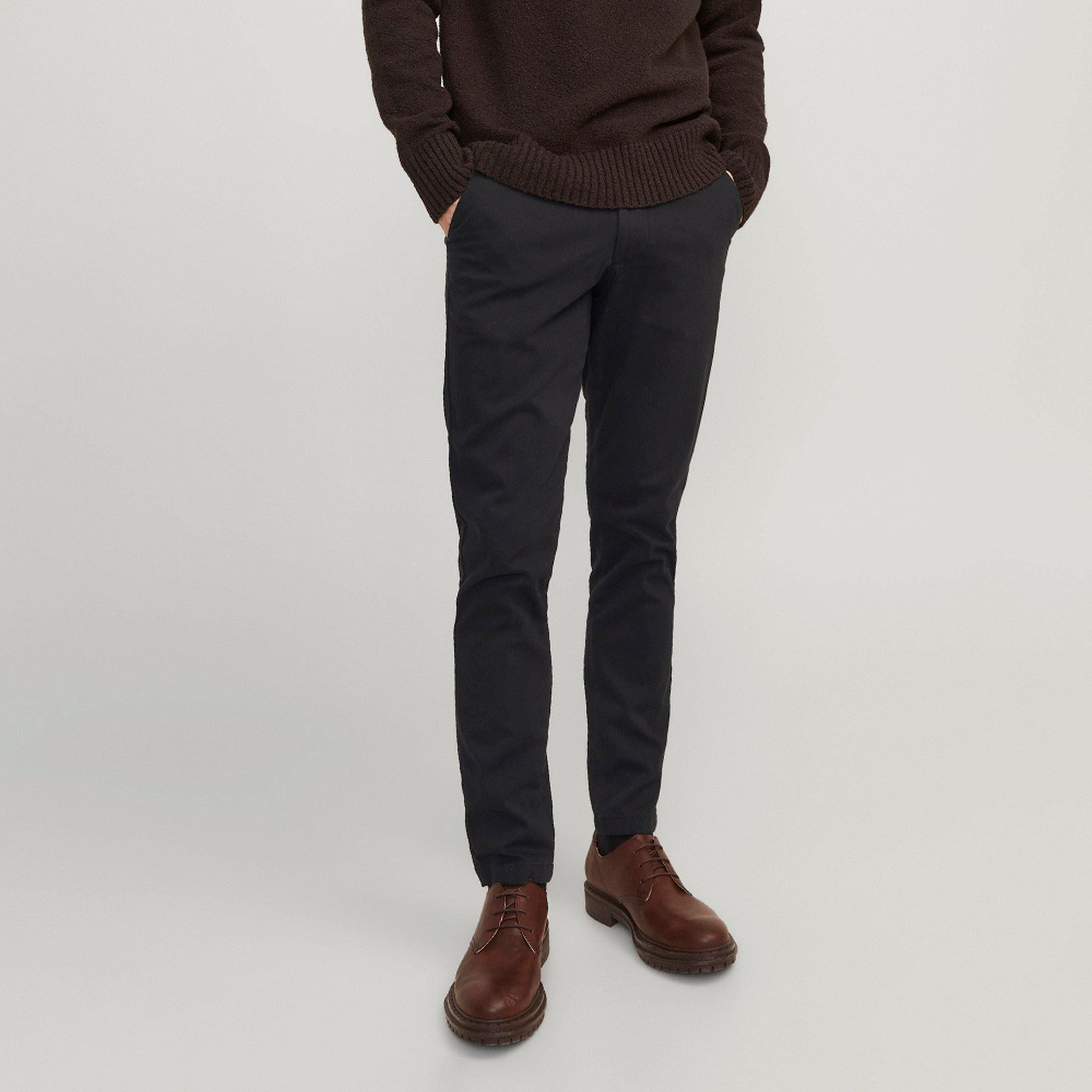 Jack & Jones Plain Mid-Rise Button & Zip Fly Men's Chinos-men-clothing-bottoms-trousersandchinos-chinos-image-6