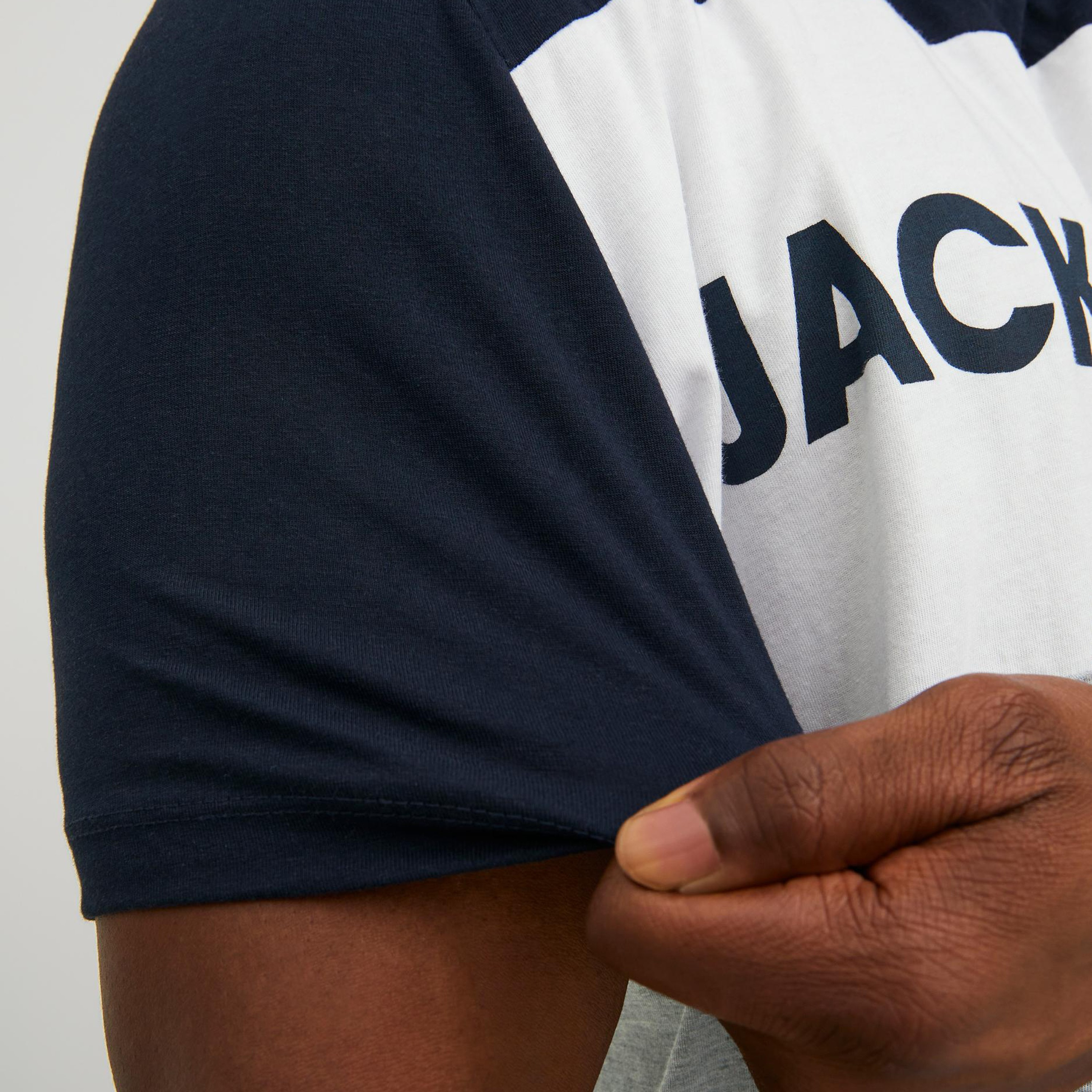 Jack & Jones Plus Size Color Block Crew Neck Short Sleeves T-Shirt-men-clothing-tshirtsandpolos-tshirts-image-3
