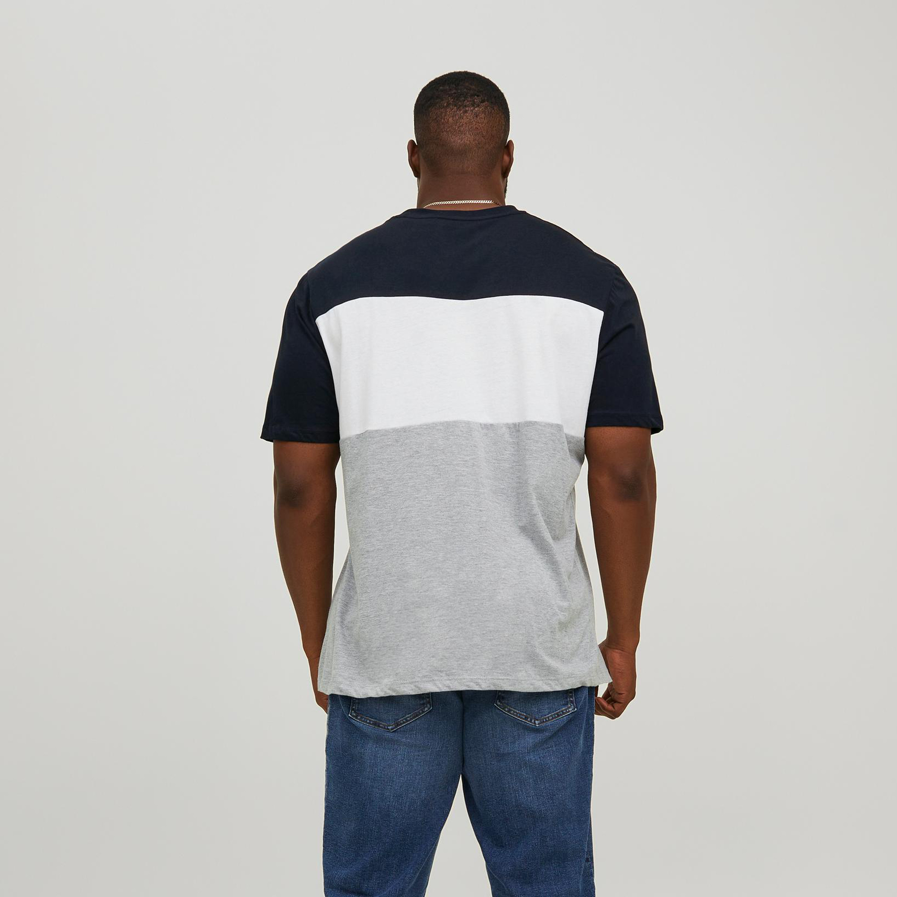 Jack & Jones Plus Size Color Block Crew Neck Short Sleeves T-Shirt-men-clothing-tshirtsandpolos-tshirts-image-4