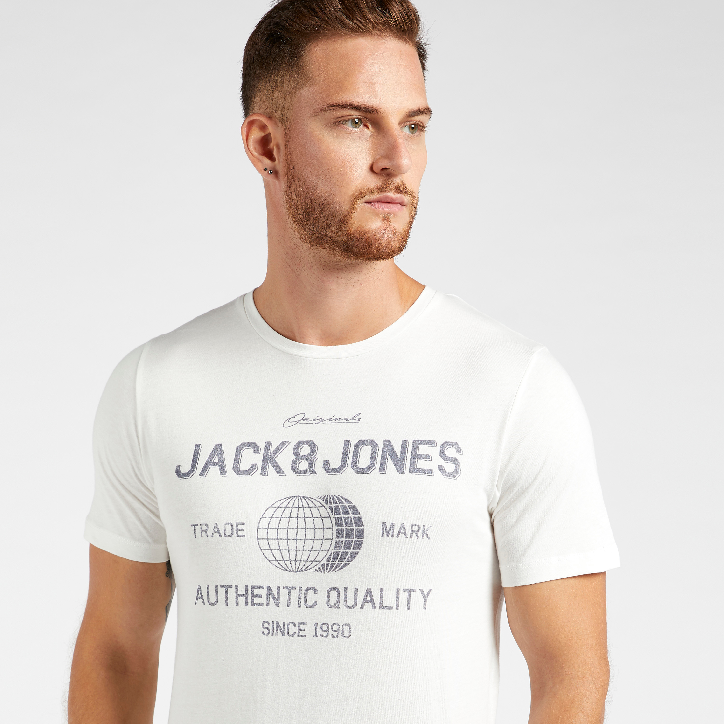 Jack & Jones Printed T-shirt with Crew Neck and Short Sleeves-men-clothing-tshirtsandpolos-tshirts-image-3