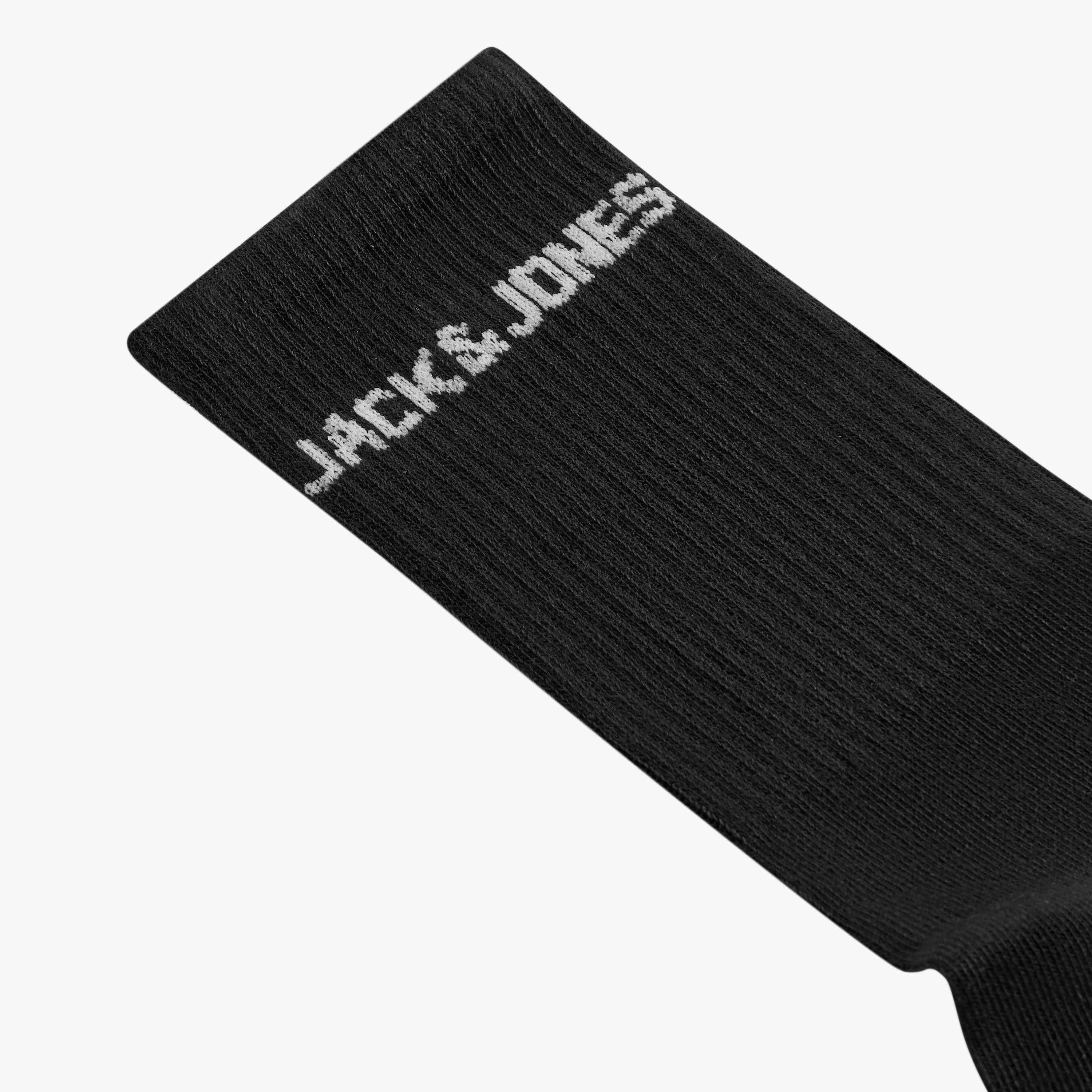 Jack & Jones Pack of 5 Plain Mid-Calf Length Men's Socks-men-socks-image-5