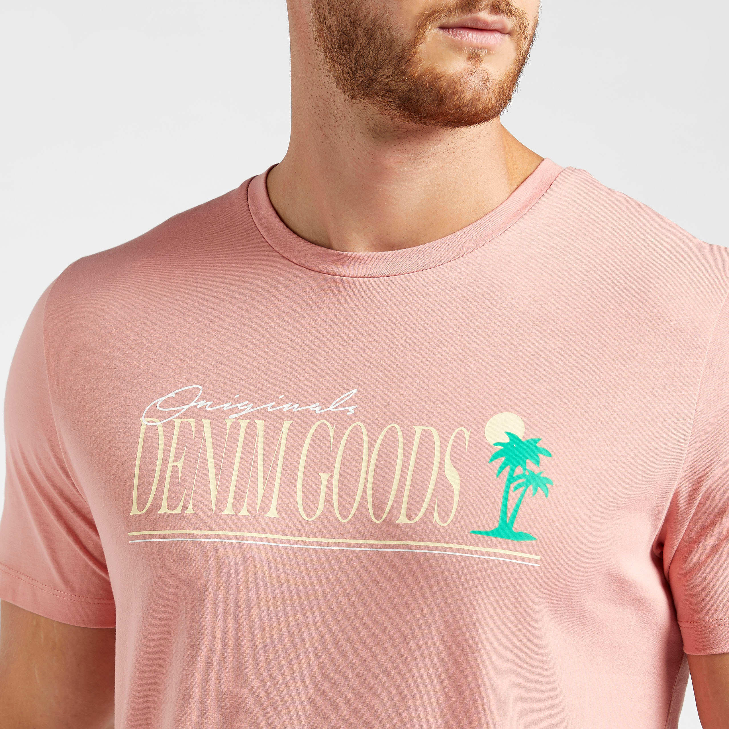 Jack & Jones Printed T-shirt with Short Sleeves and Crew Neck-men-clothing-tshirtsandpolos-tshirts-image-3