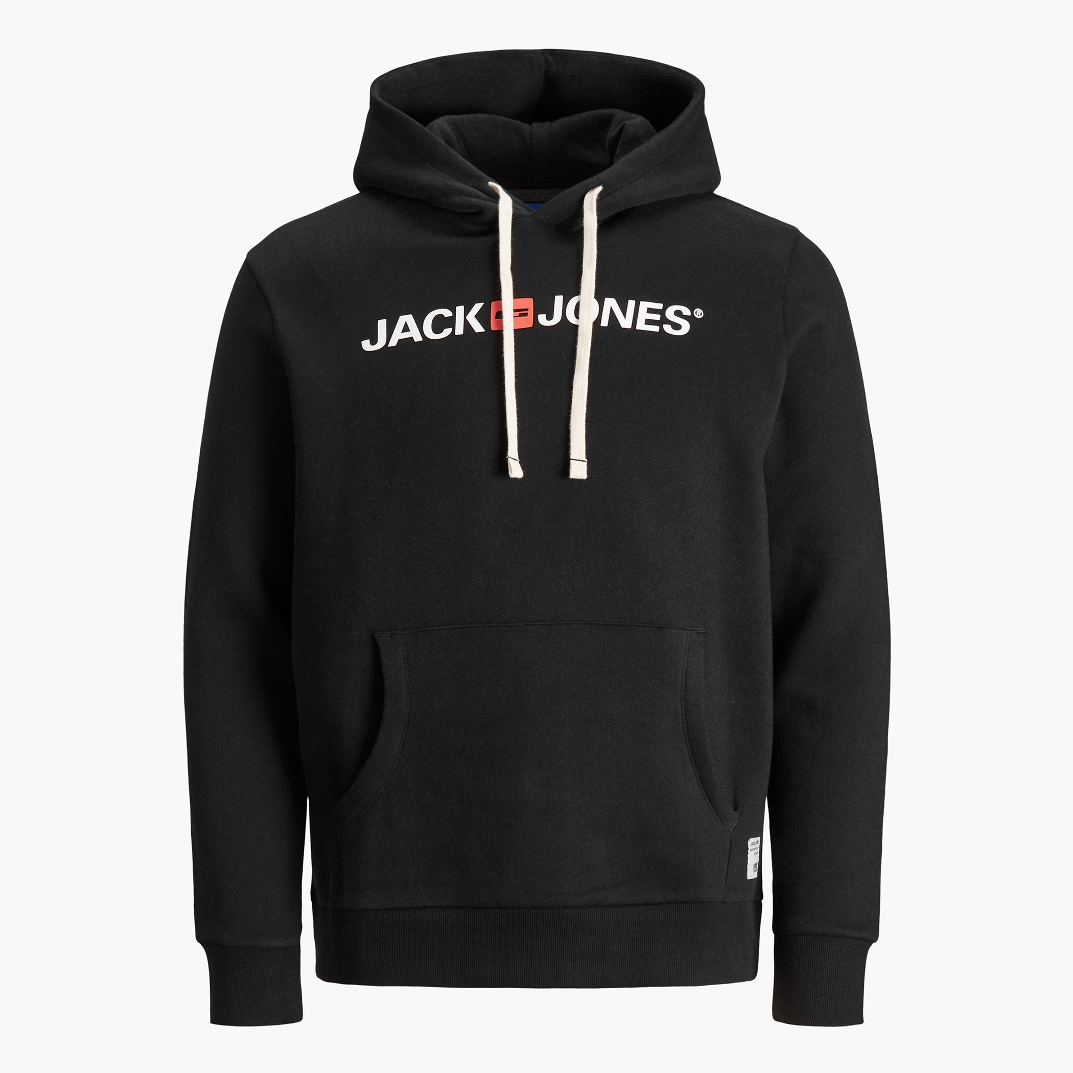 هودي بأكمام طويلة وجيب كنغر وطبعات من جاك & جونز-men-winterwear-hoodiesandsweatshirts-image-7