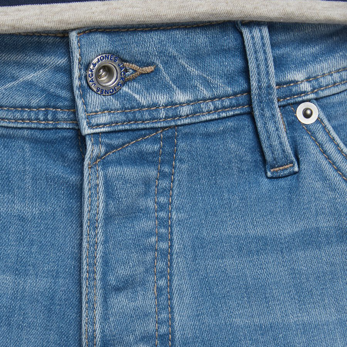 Jack & Jones Solid Mid Rise Denim Jeans with Pockets-men-clothing-bottoms-jeans-image-4