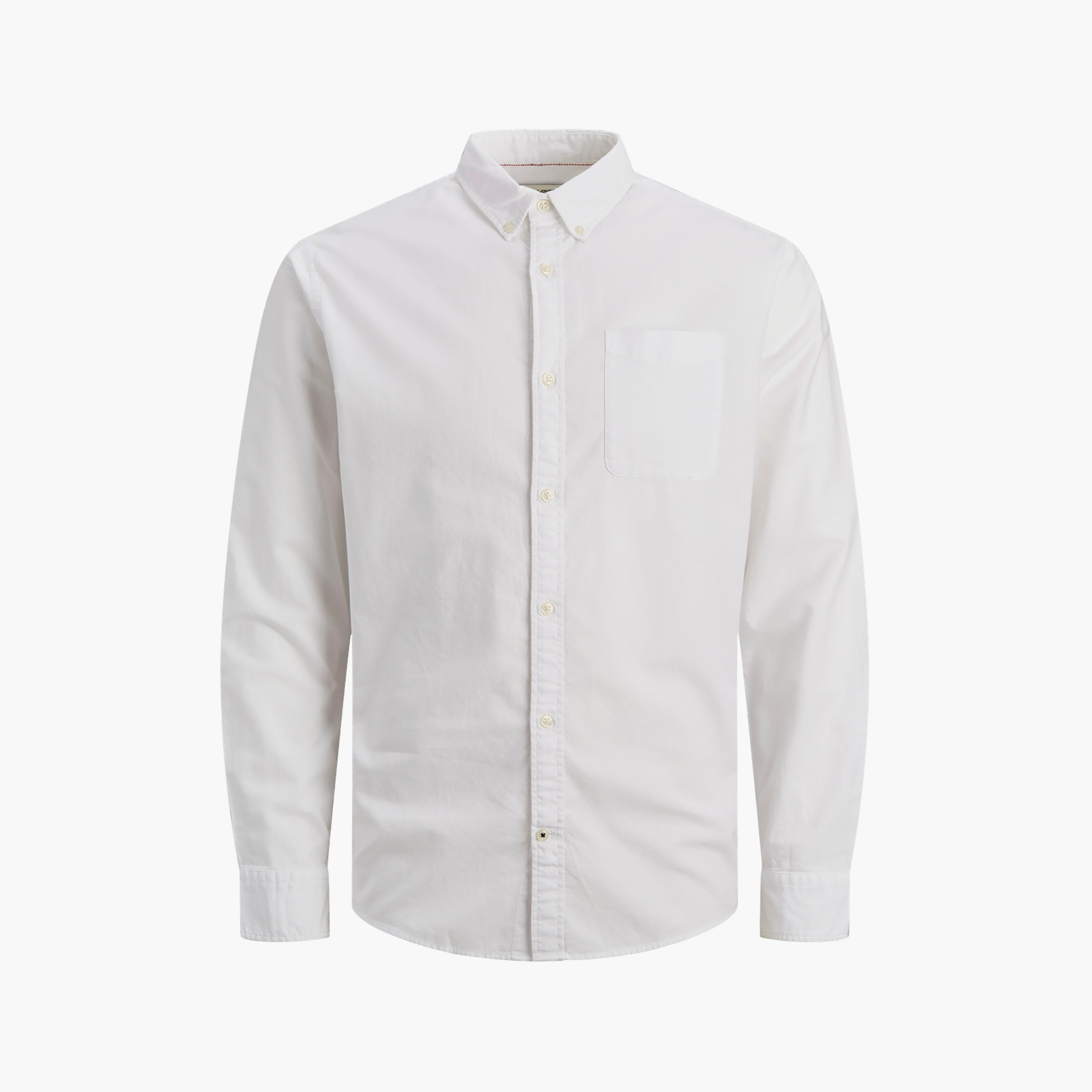قميص رجالي مريح بياقة سادة وأكمام طويلة من جاك اند جونز-men-clothing-shirts-image-7