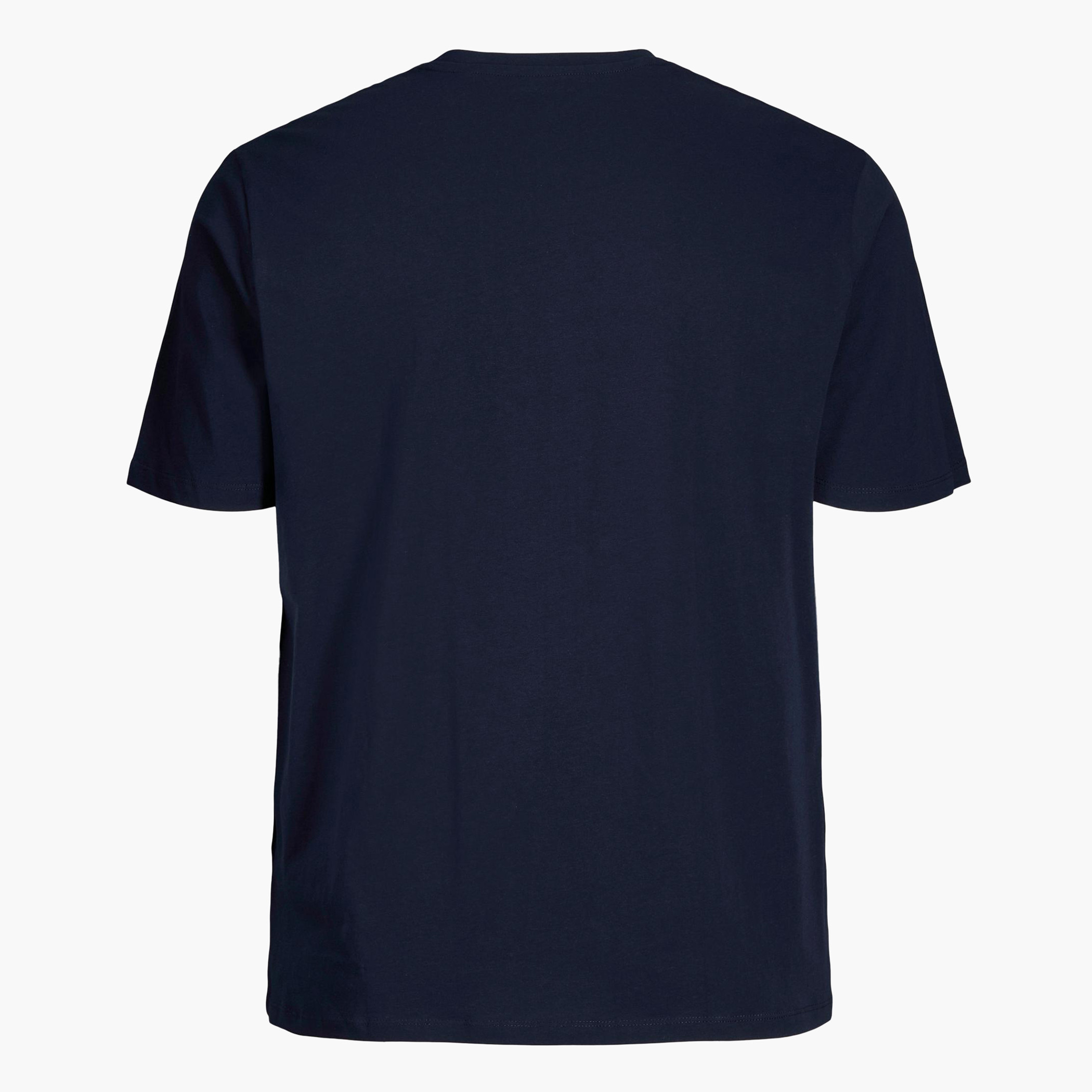 تيشيرت بياقة ضيّقة وأكمام قصيرة وطبعات من جاك & جونز-men-clothing-tshirtsandpolos-tshirts-image-8