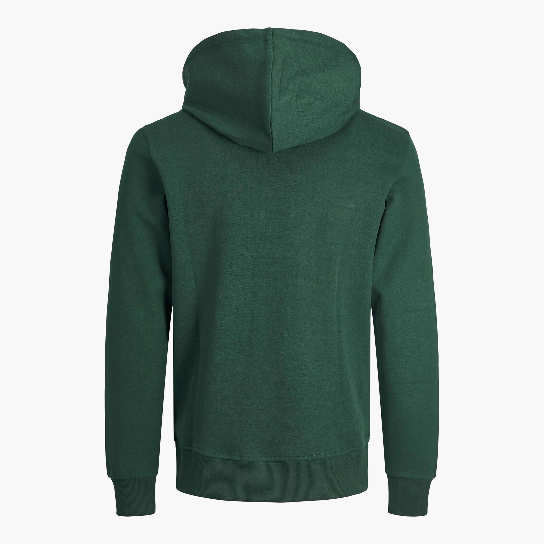 هودي جاك آند جونز بجيب كانغارو سادة بلون ازرق للرجال-men-winterwear-hoodiesandsweatshirts-image-12