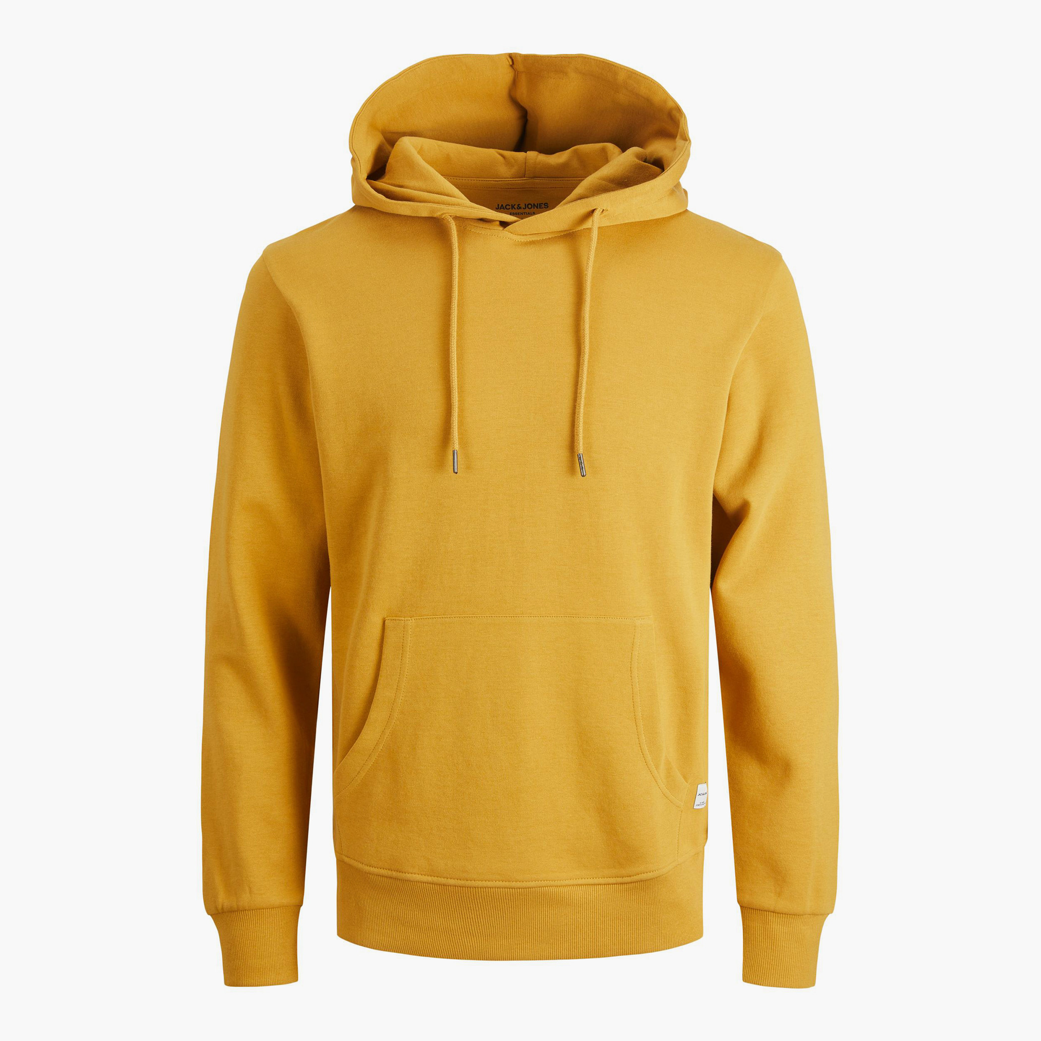 هودي جاك آند جونز بجيب كانغارو سادة بلون ازرق للرجال-men-winterwear-hoodiesandsweatshirts-image-17