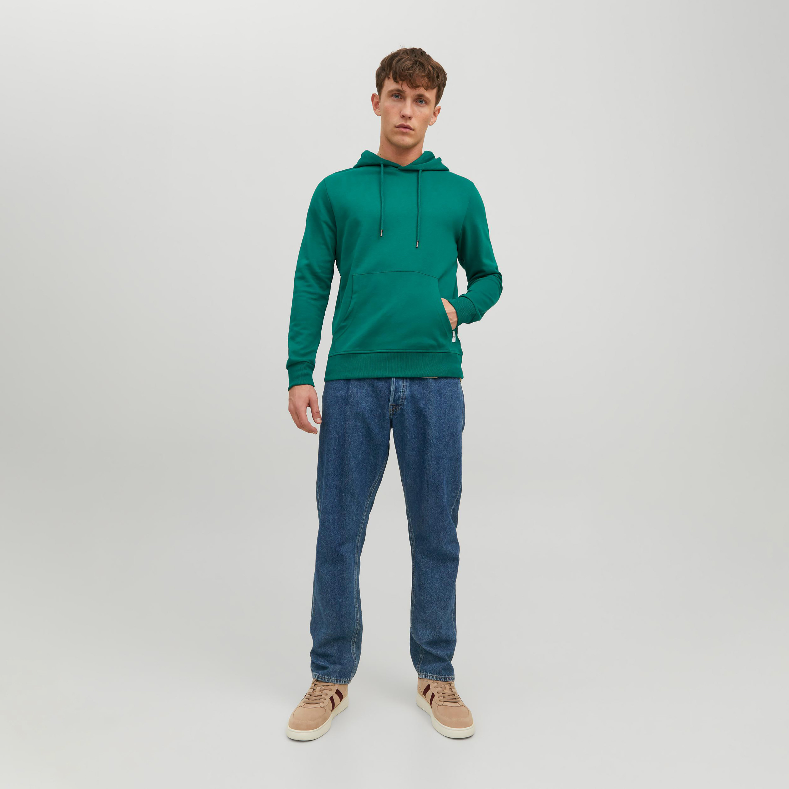 هودي من جاك آند جونز سادة بأكمام طويلة وجيب كانغارو-men-winterwear-hoodiesandsweatshirts-image-9