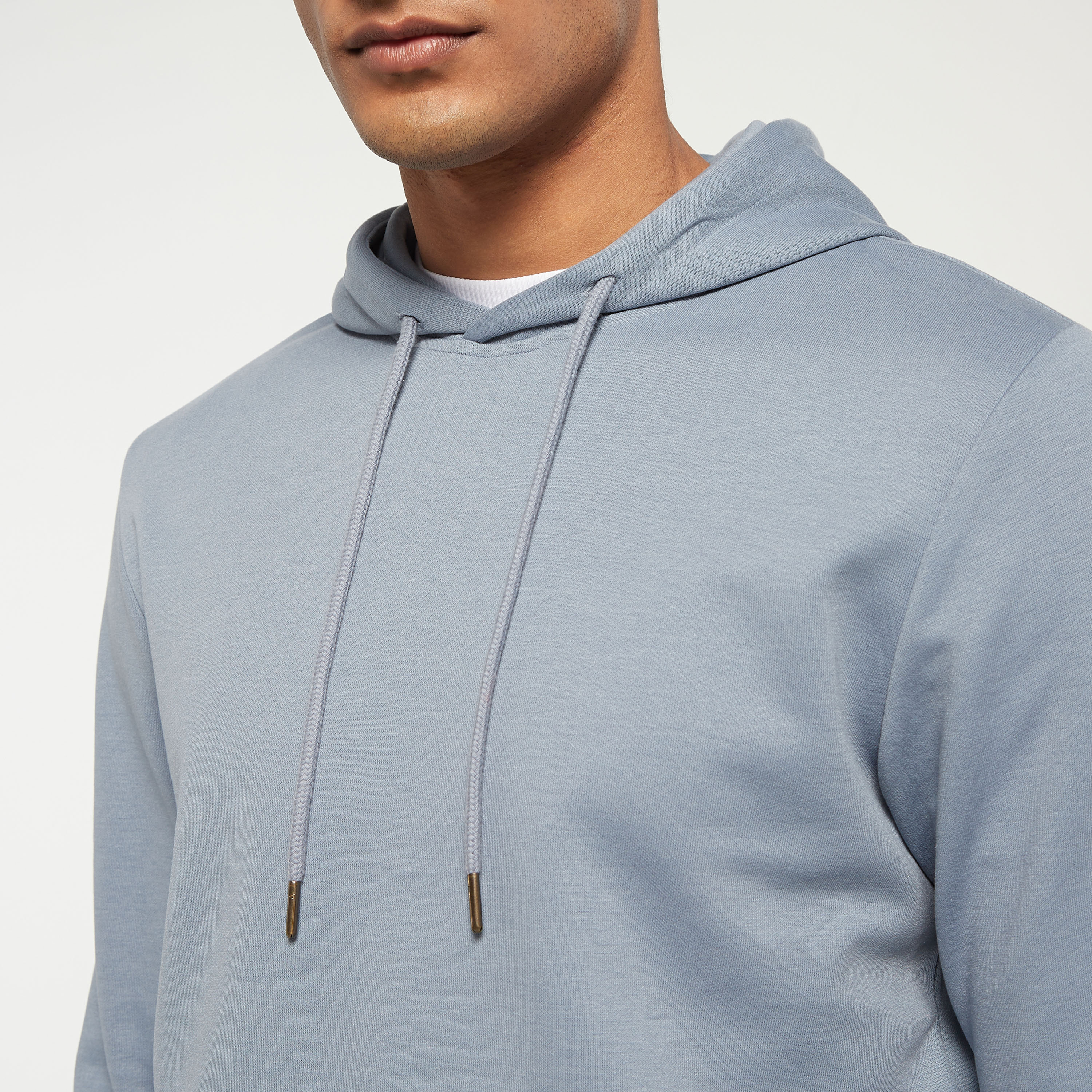 هودي من جاك آند جونز سادة بأكمام طويلة وجيب كانغارو-men-winterwear-hoodiesandsweatshirts-image-17