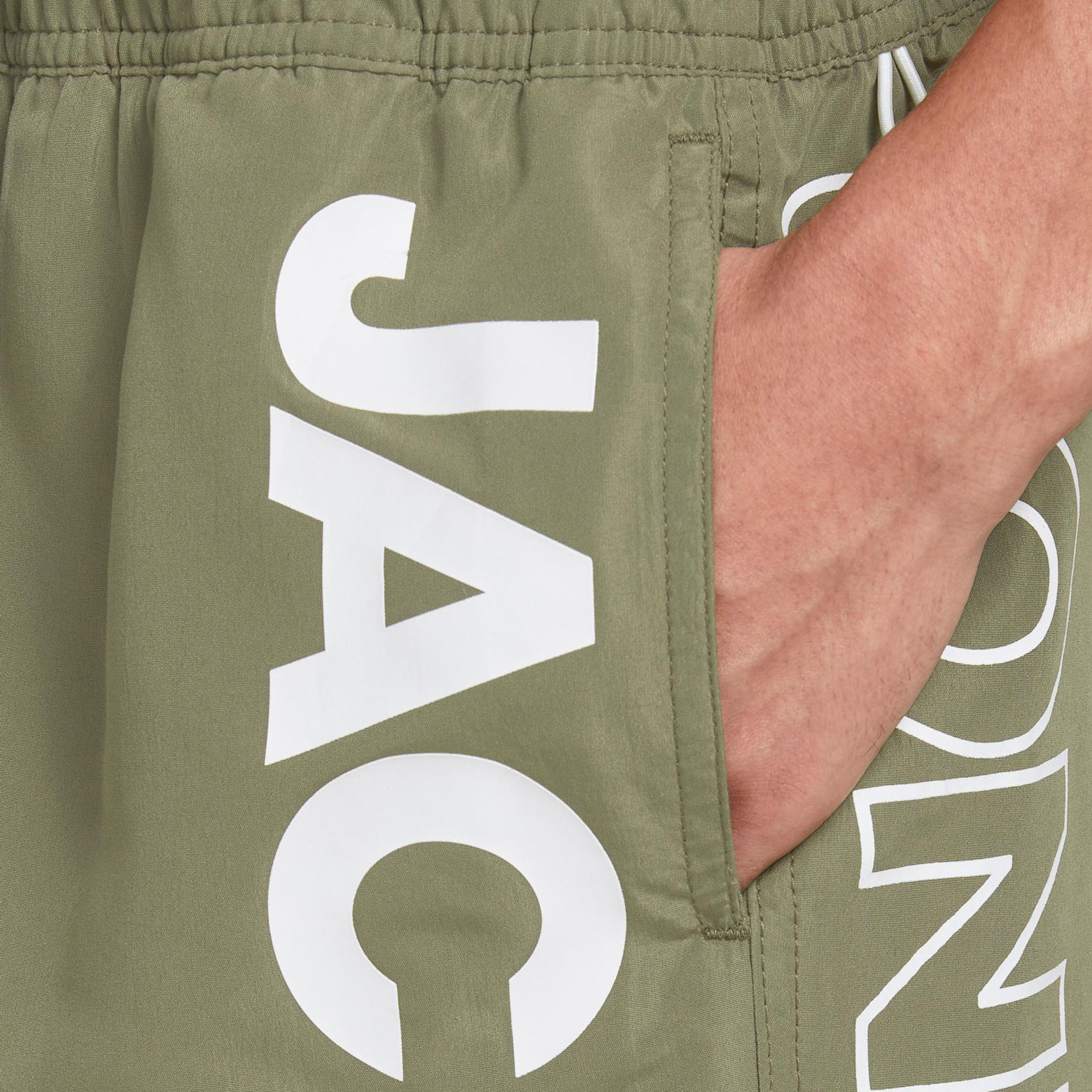 Jack & Jones Polyester Solid Men Olive Swim Shorts-men-clothing-sportswearandactivewear-bottoms-image-5