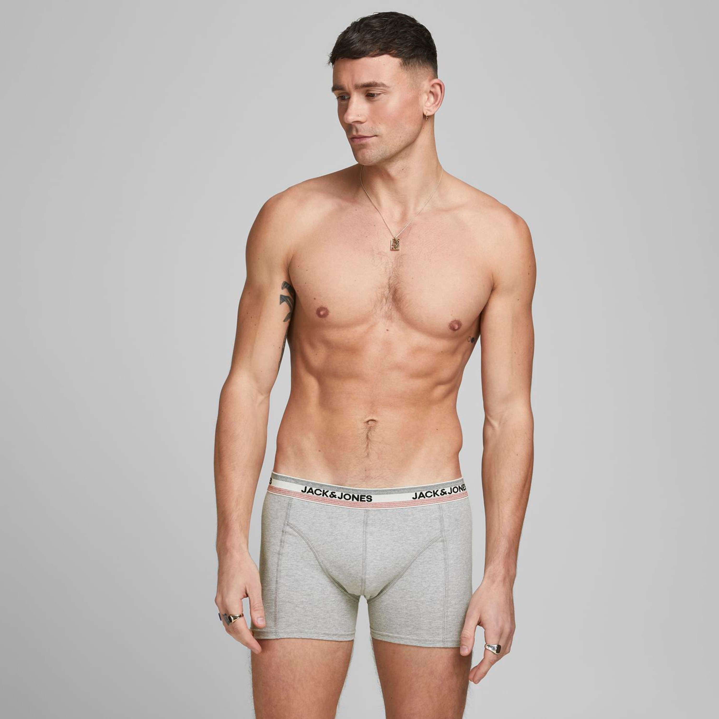 حزمة من 3 سراويل داخلية بحزام خصر مطاطي مطبوع عليها علامة تجارية من جاك آند جونز-men-clothing-innerwear-underwear-image-2