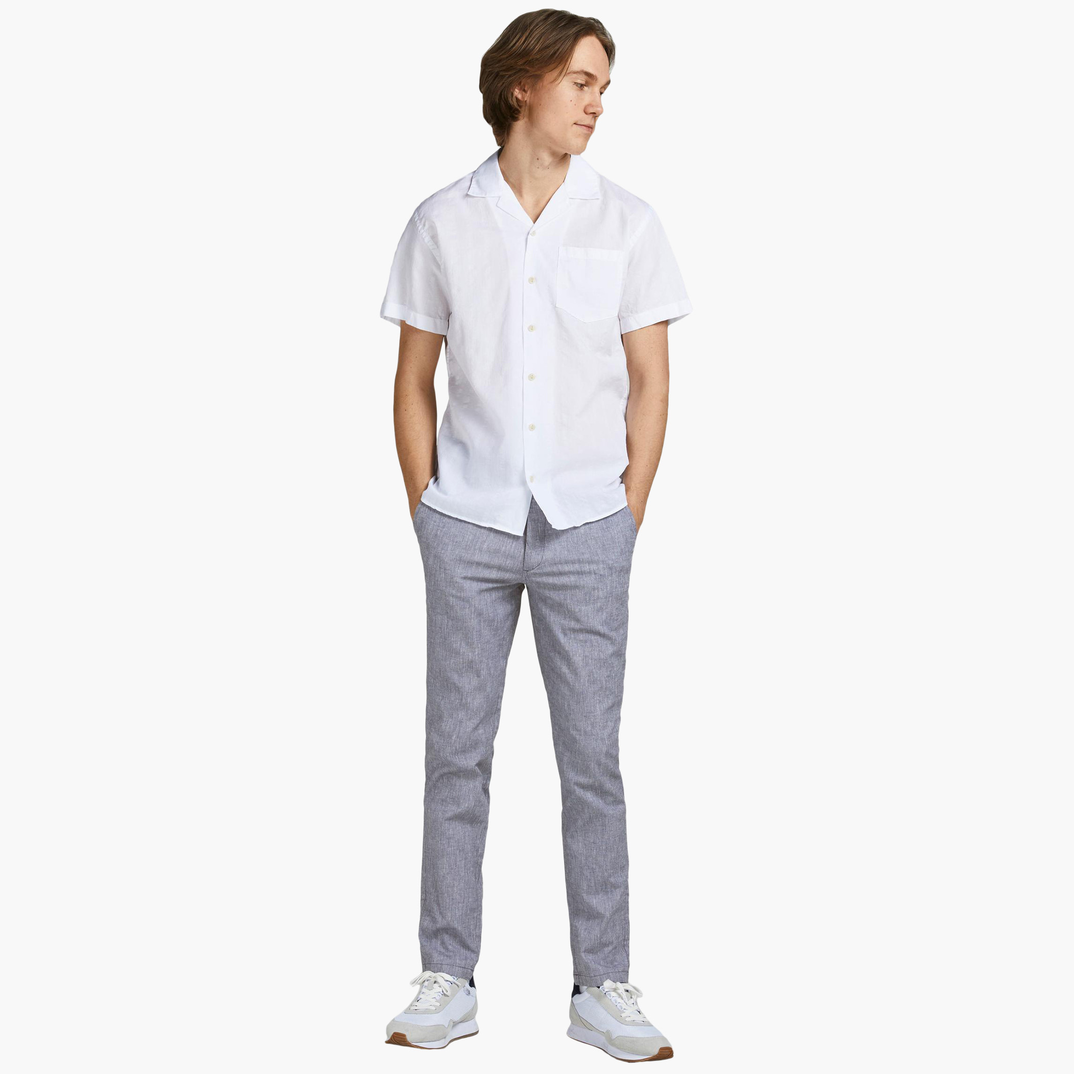جاك آند جونس رمادي بنطال-men-clothing-bottoms-trousersandchinos-chinos-image-2