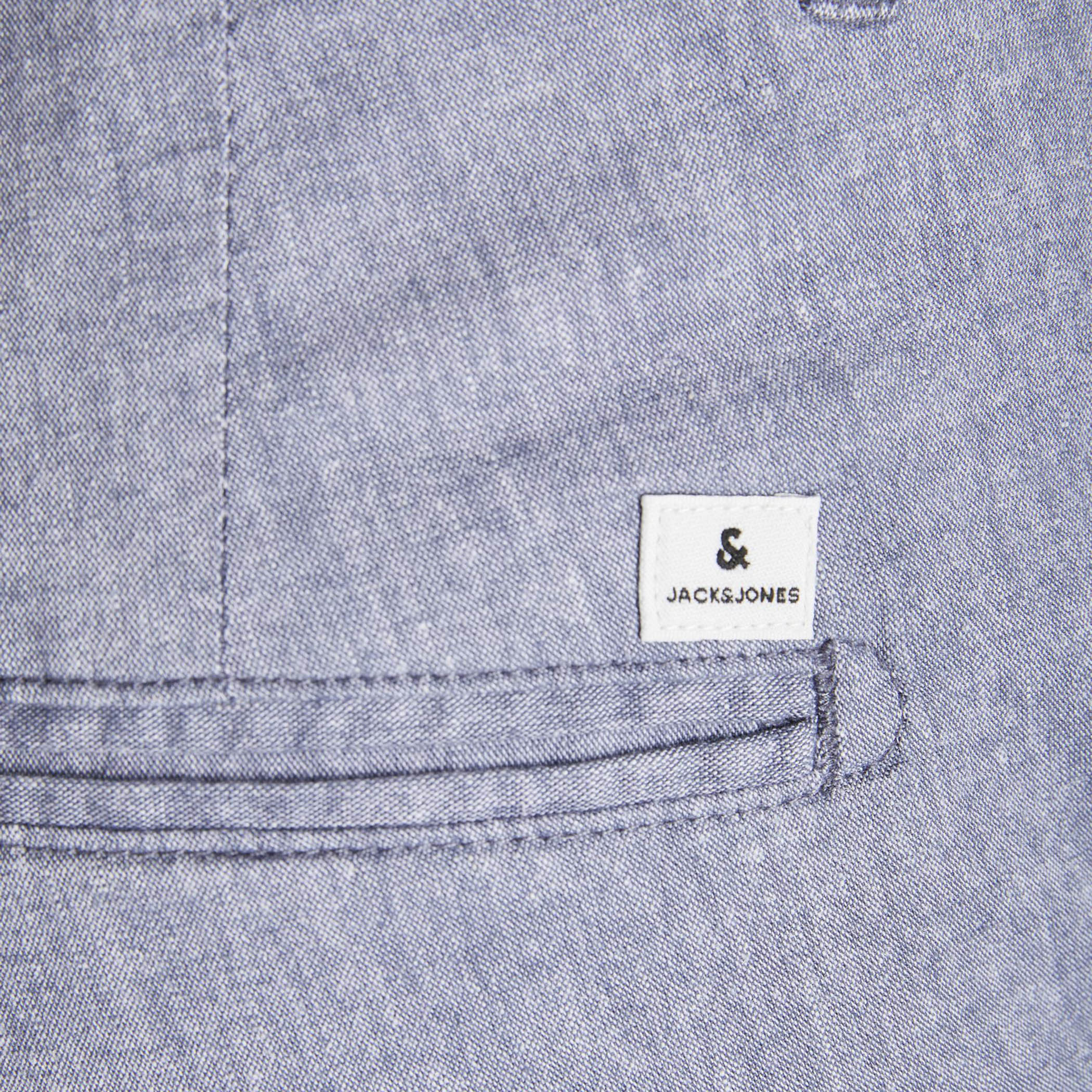 Jack & Jones Men Cotton Textured Grey Chinos-men-clothing-bottoms-trousersandchinos-chinos-image-5