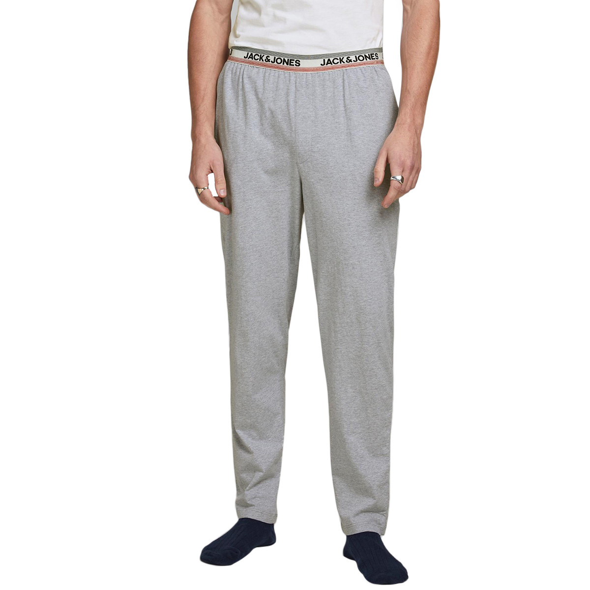 Set of 2 Jack & Jones Men Logo Crew Neck T-Shirt with Pyjama-men-clothing-nightwear-sets-image-5