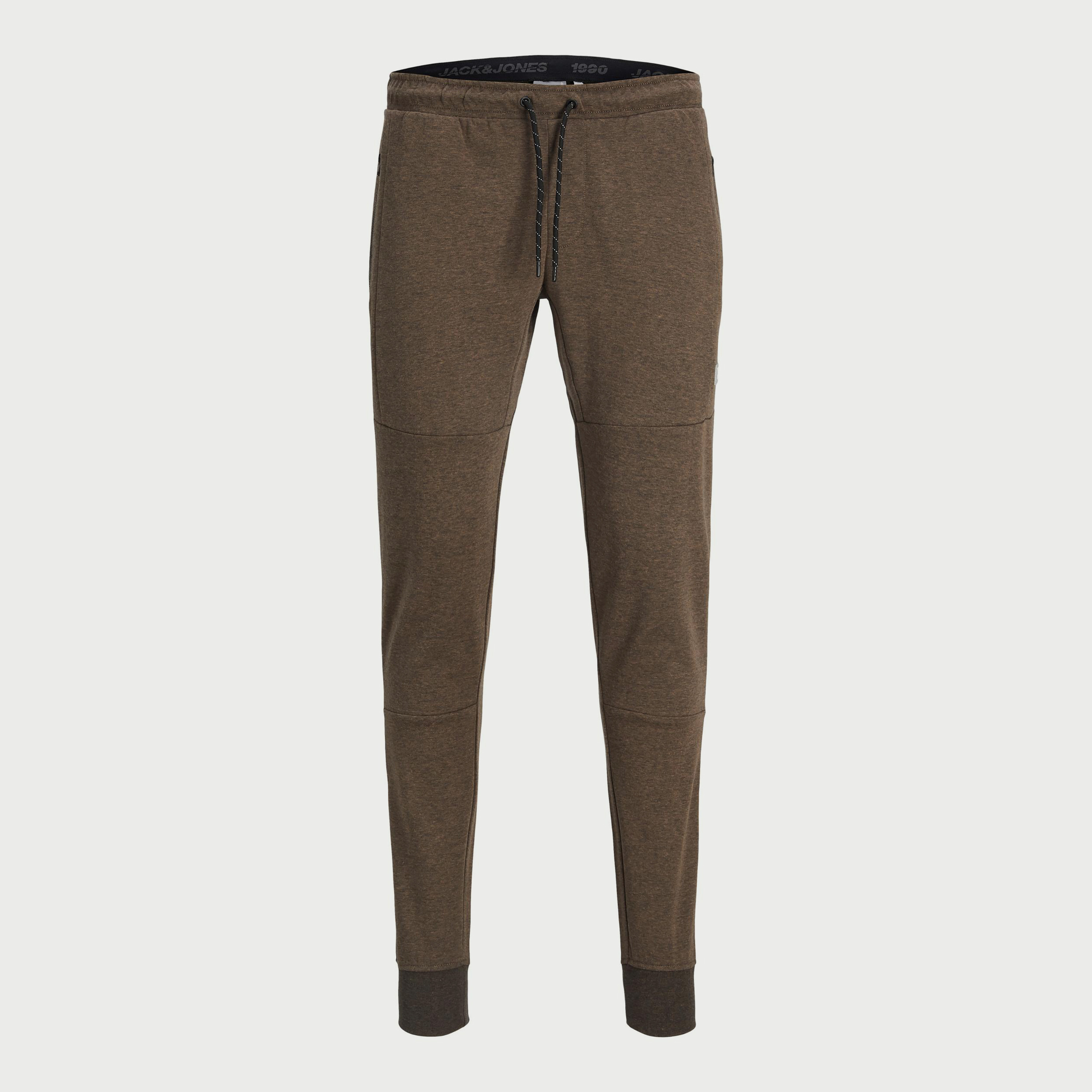 بنطلون من جاك آند جونز برباط بخصر منخفض سادة-men-clothing-bottoms-joggers-image-1