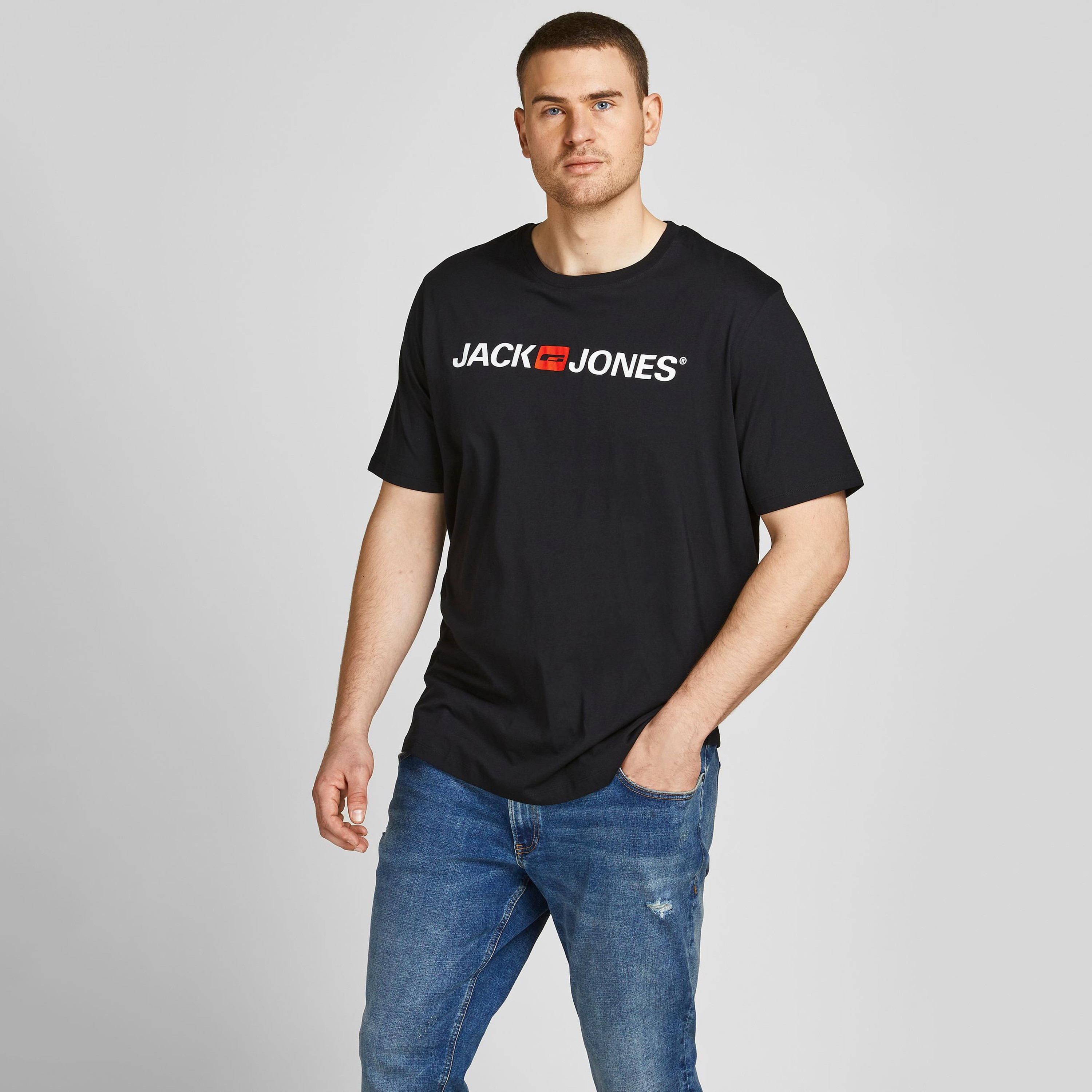 Jack & Jones Printed Crew Neck Short Sleeves T-Shirt-men-clothing-tshirtsandpolos-tshirts-image-1