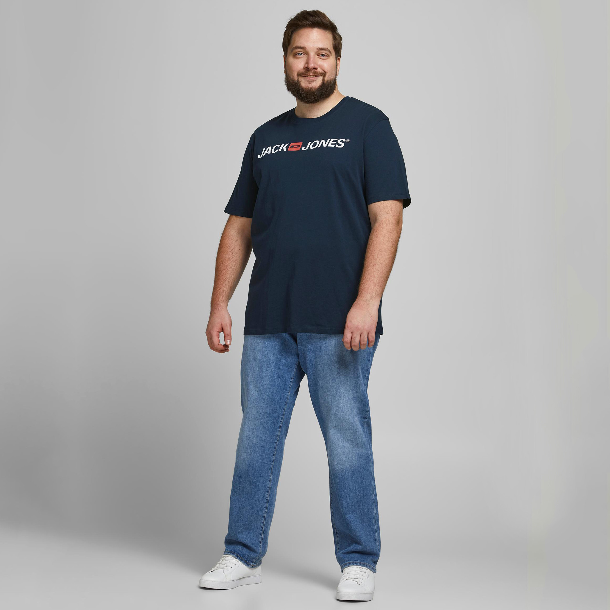 Jack & Jones Printed Crew Neck T-shirt with Short Sleeves-men-clothing-tshirtsandpolos-tshirts-image-4