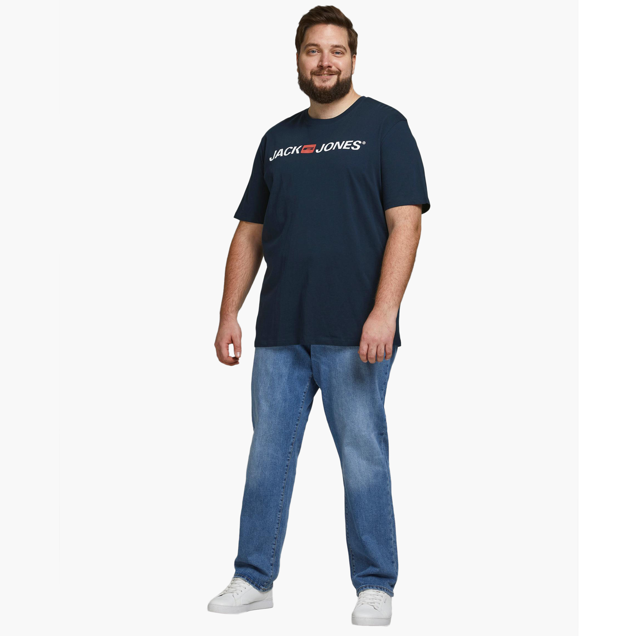 Jack & Jones Men Solid Crew Neck T-Shirt-men-clothing-tshirtsandpolos-tshirts-image-2