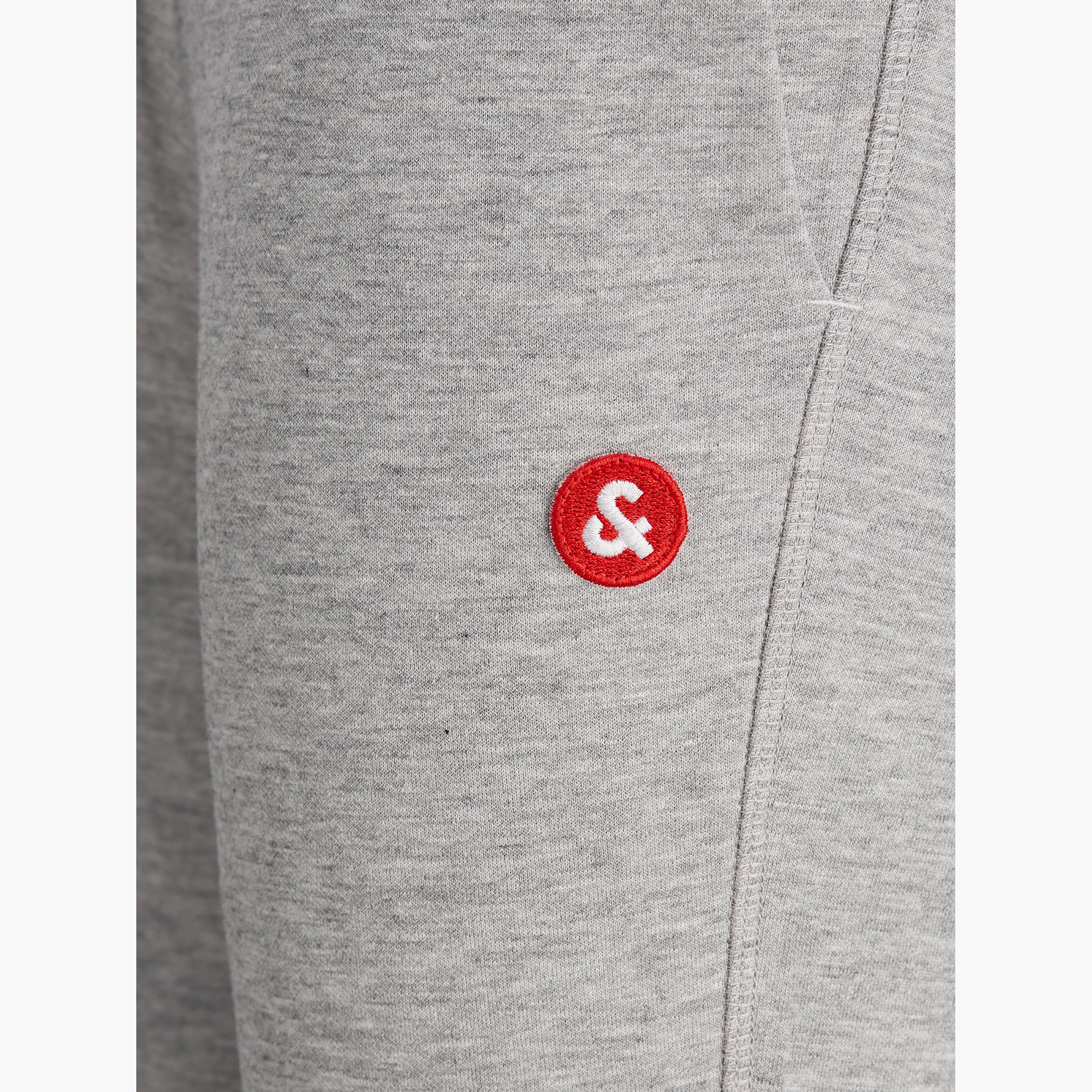Jack & Jones Slim Fit Solid Mid-Rise Joggers with Elasticated Waist-men-clothing-bottoms-joggers-image-9
