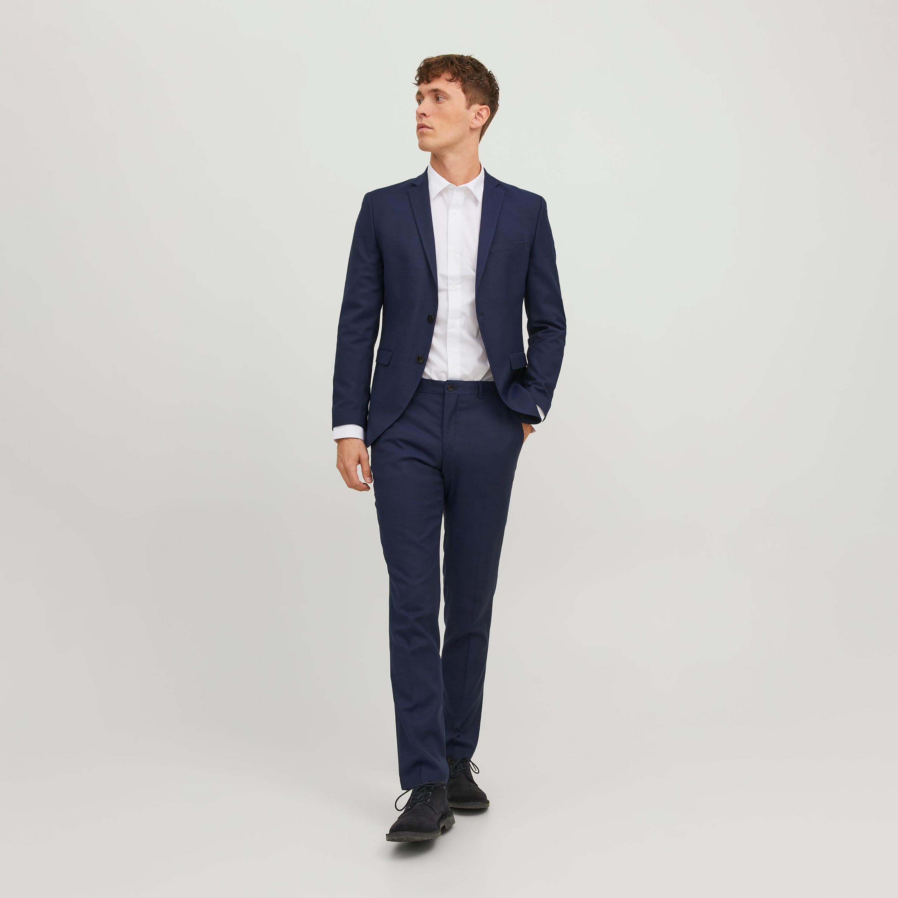 جاك وجونز سادة سليم صالح أكمام طويلة قميص رسمي-men-clothing-shirts-image-12