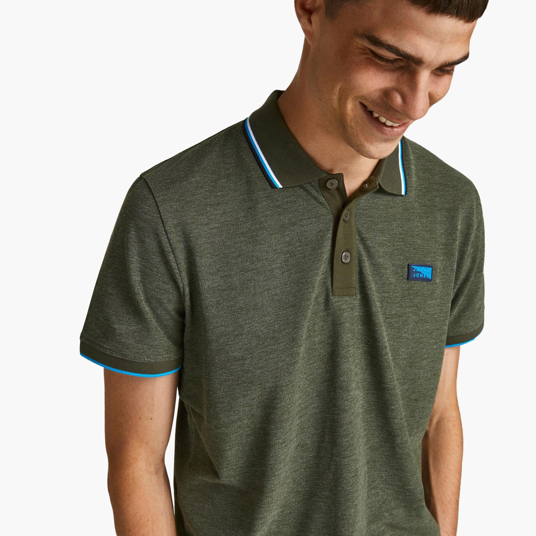Jack & Jones Men Solid Regular Fit Polo T-Shirt-men-clothing-tshirtsandpolos-polos-image-7