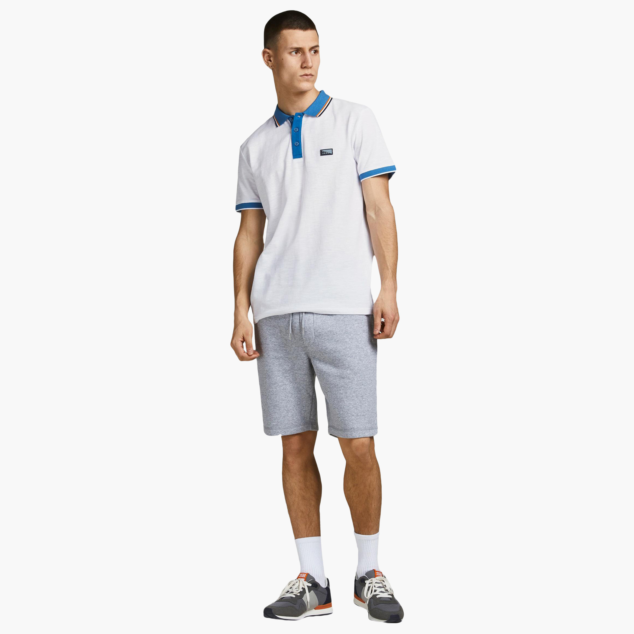 Jack & Jones Men Cotton Solid White Polo T-Shirt-men-clothing-tshirtsandpolos-polos-image-3