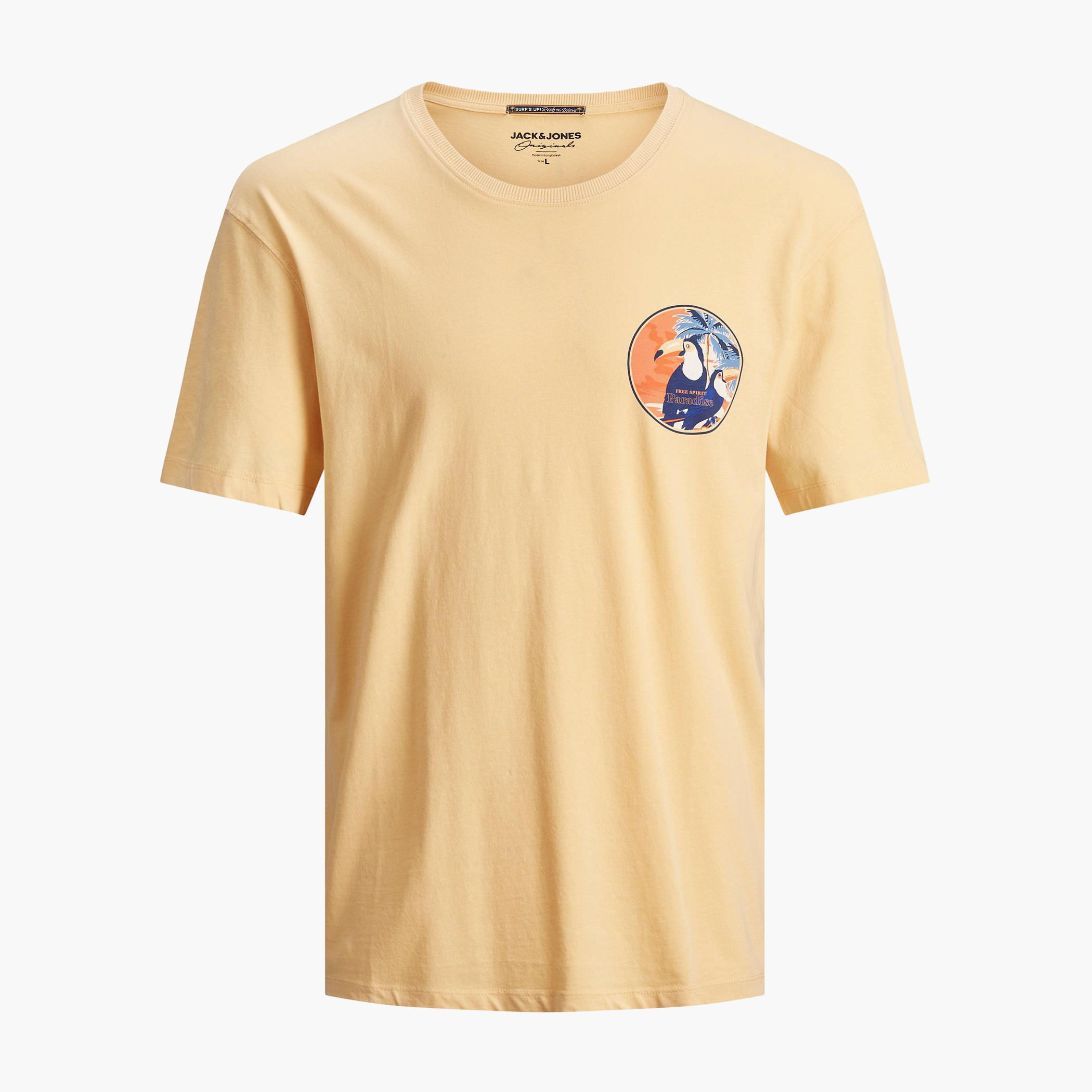 جاك آند جونس الأصفر تي شيرت-men-clothing-tshirtsandpolos-tshirts-image-1