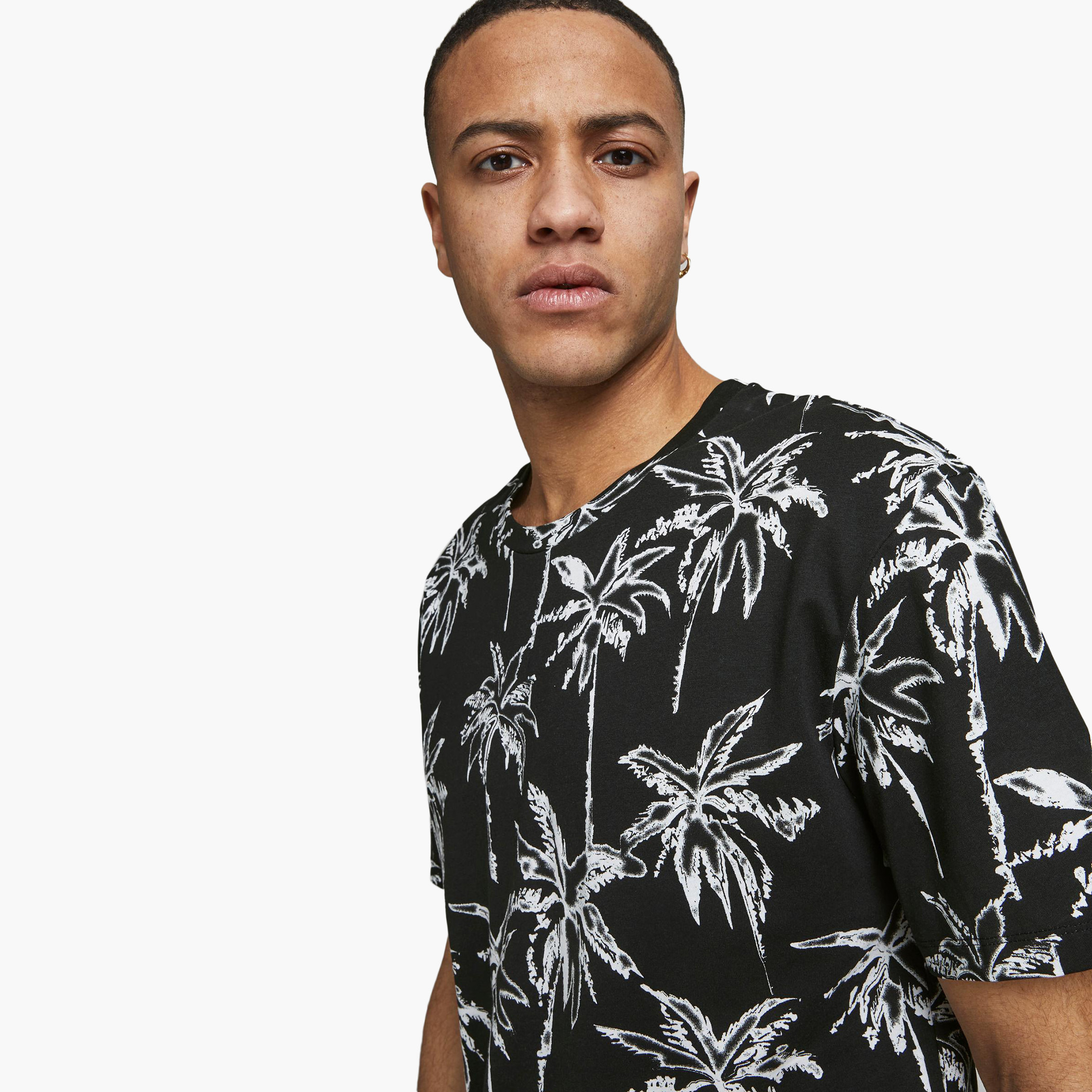 Jack & Jones Men Cotton Graphic Black T-Shirt-men-clothing-tshirtsandpolos-tshirts-image-6