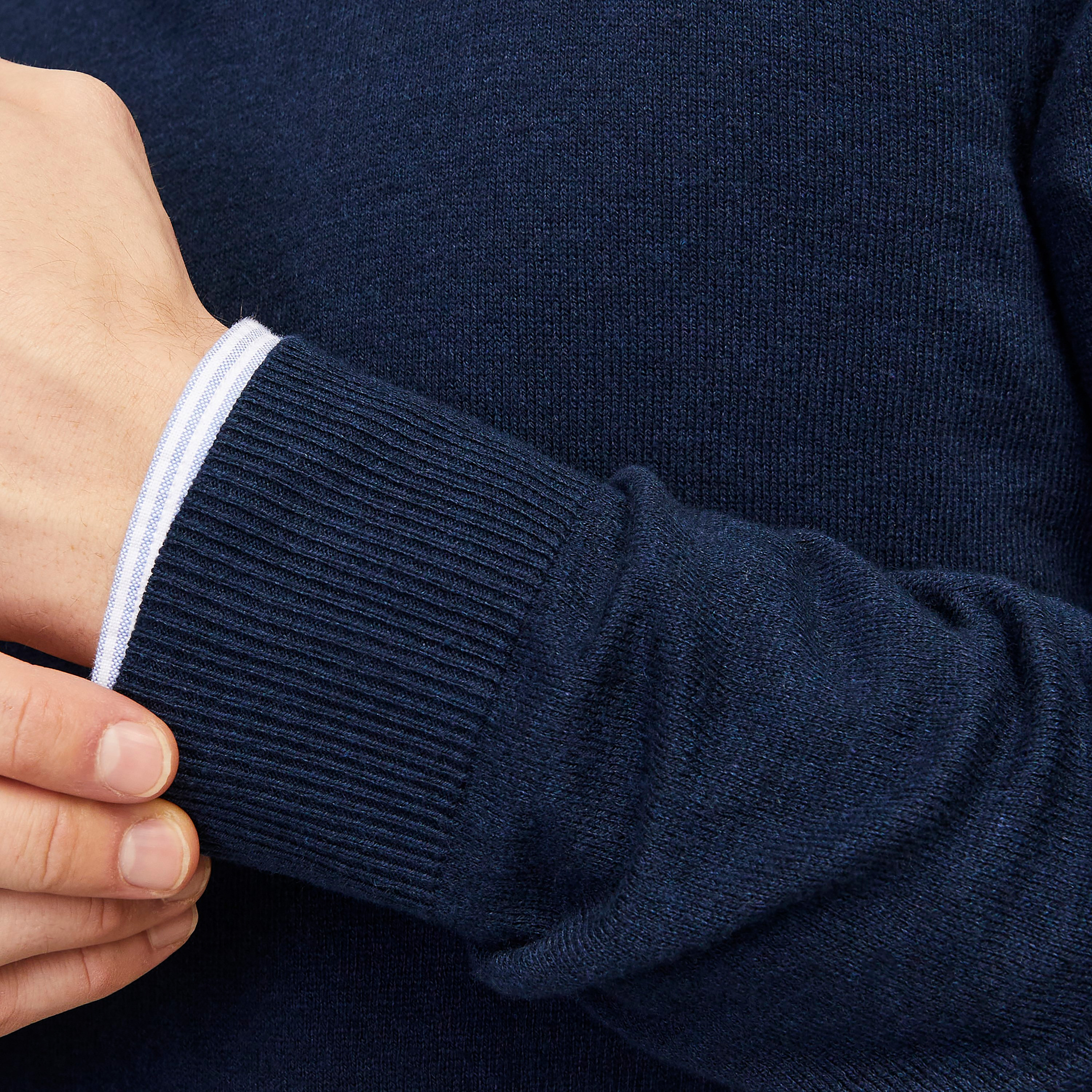 بلوفر سادة برقبة عالية وأكمام طويلة رجالي من جاك آند جونز-men-clothing-sweatersandpullovers-image-6