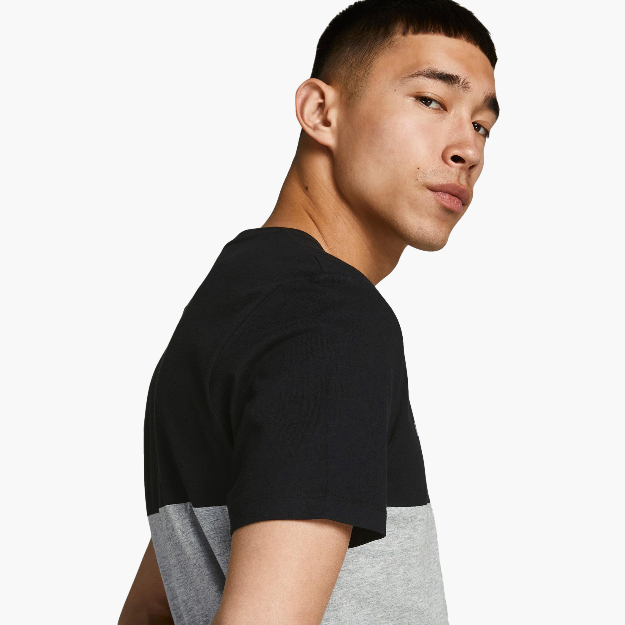 Jack & Jones Men Cotton Solid Black T-Shirt-men-clothing-tshirtsandpolos-tshirts-image-6