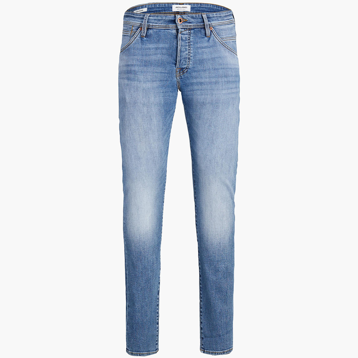 Jack & Jones Men Solid Button Closure Slim Fit Jeans-men-clothing-bottoms-jeans-image-2